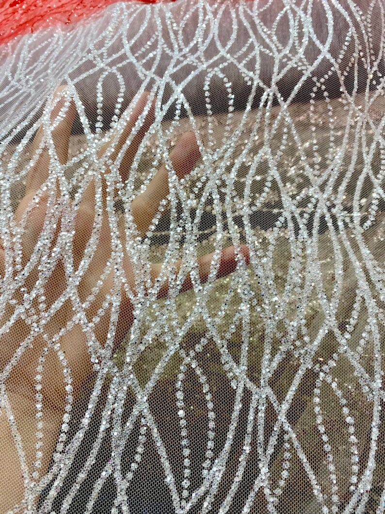 Silver Lace Glitter on Mesh, dark silver lace Glitter on Mesh, light silver Lace, light grey lace, lace for woman, lace for bride,  lace on discount, lace on sale, premium lace, kiki textile lace, lace for party wear dresses, lace on mesh