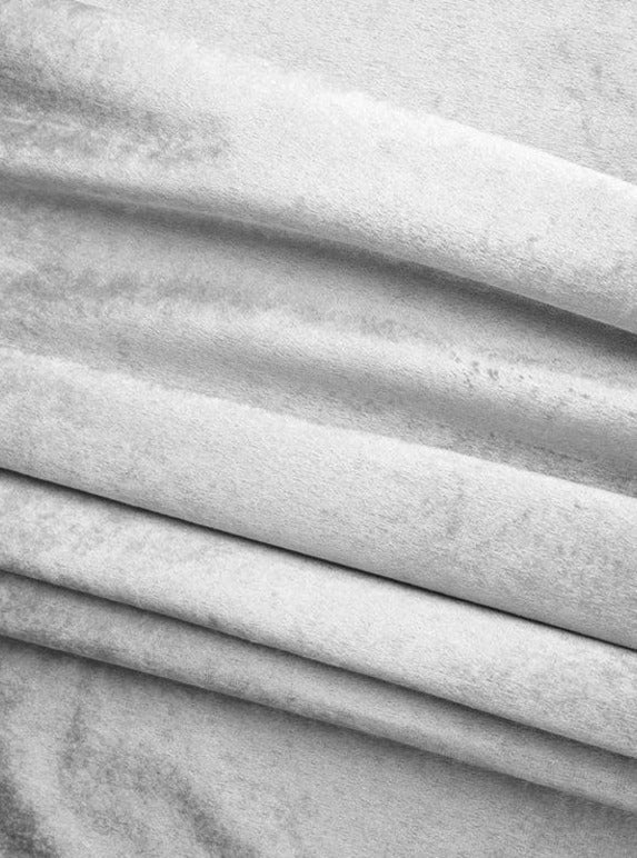 Silver stretch velvet, silver stretch velvet for gown, white velvet for wedding, grey stretch pure velvet, silver stretch velvet for brides, silver stretch fancy velvet, grey color velvet for dress, silver color stretch expensive velvet, silver red stretch fancy velvet, 4 way stretch velvet