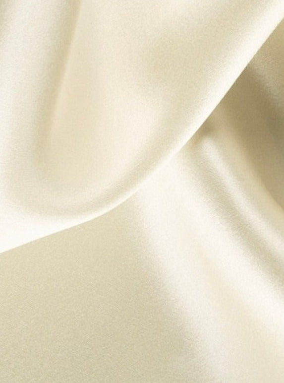 ivory stretch silk charmeuse, ivory stretch satin fabric, ivory polyester satin, ivory polyester silk, ivory bridal satin fabric, ivory solid silk, ivory smooth silk fabric, ivory silk material