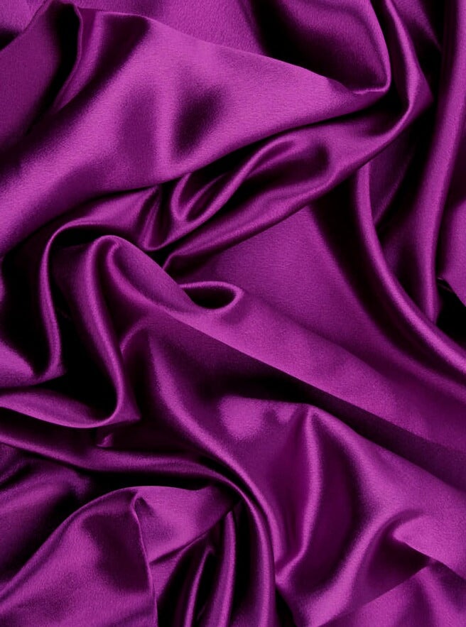 Magenta Satin Fabric, Premium Quality Hot Pink Satin Fabric, Medium Weight Wedding Dress Fabric, Magenta Fabric For Dress, purple satin, magenta satin, light purple satin, dark purple satin, satin for woman, premium satin, best quality satin, buy satin online, discounted satin, cheap satin