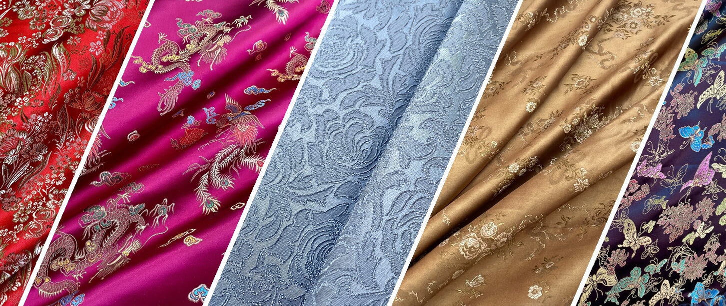 Brocade Fabric by Yard | Jacquard Fabric by Yard