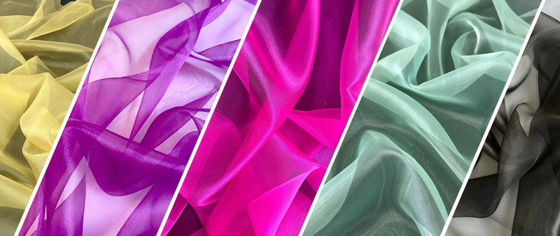 Textile Chiffon Fabric by the Yard