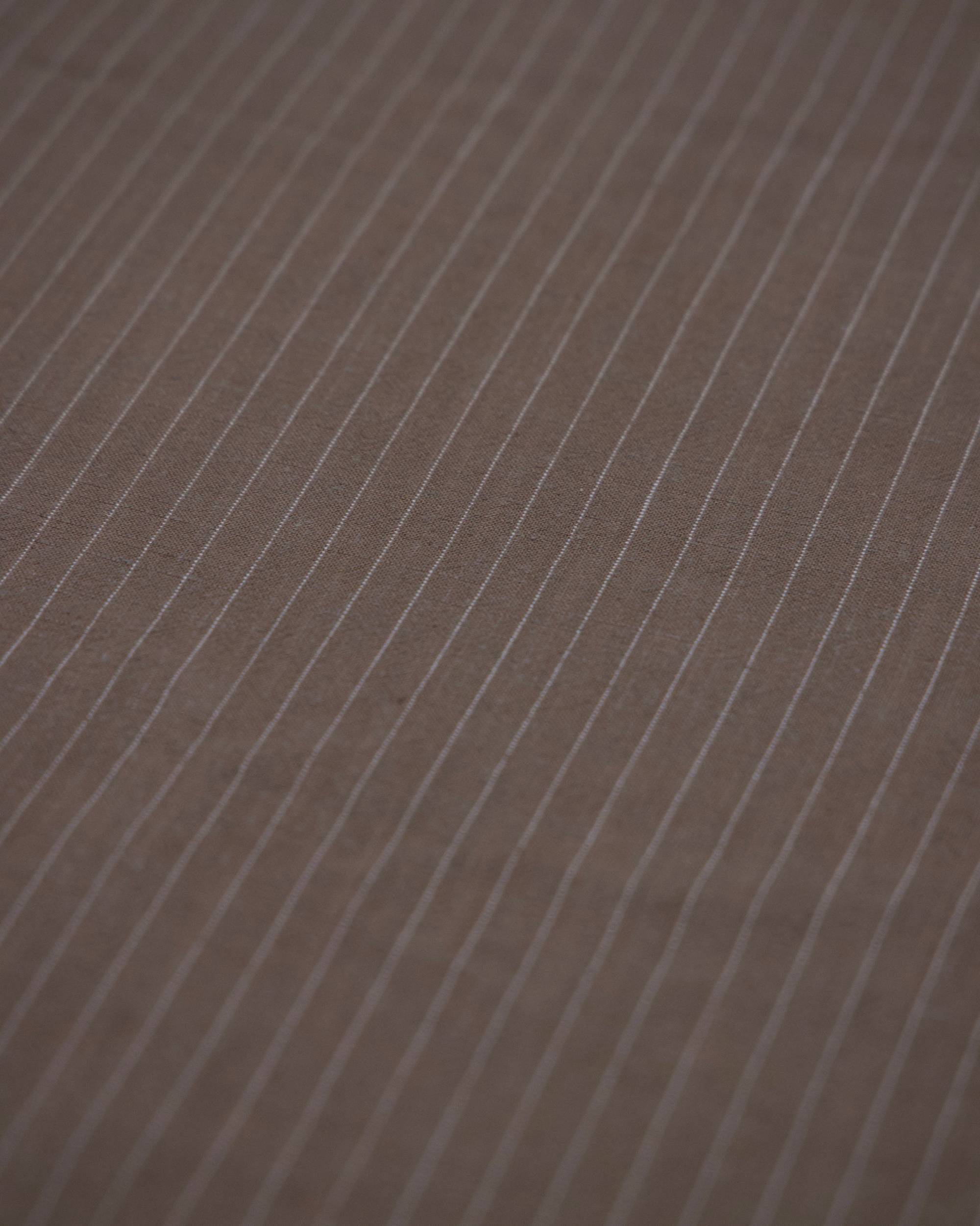 Tan Resort Pinstripe Linen Blend, Pinstripe Fabric, Resort Wear Fabric, Linen Rayon Blend, Striped Linen Fabric, Tailored Fabric, Lightweight Suiting Fabric, Breathable Linen Fabric