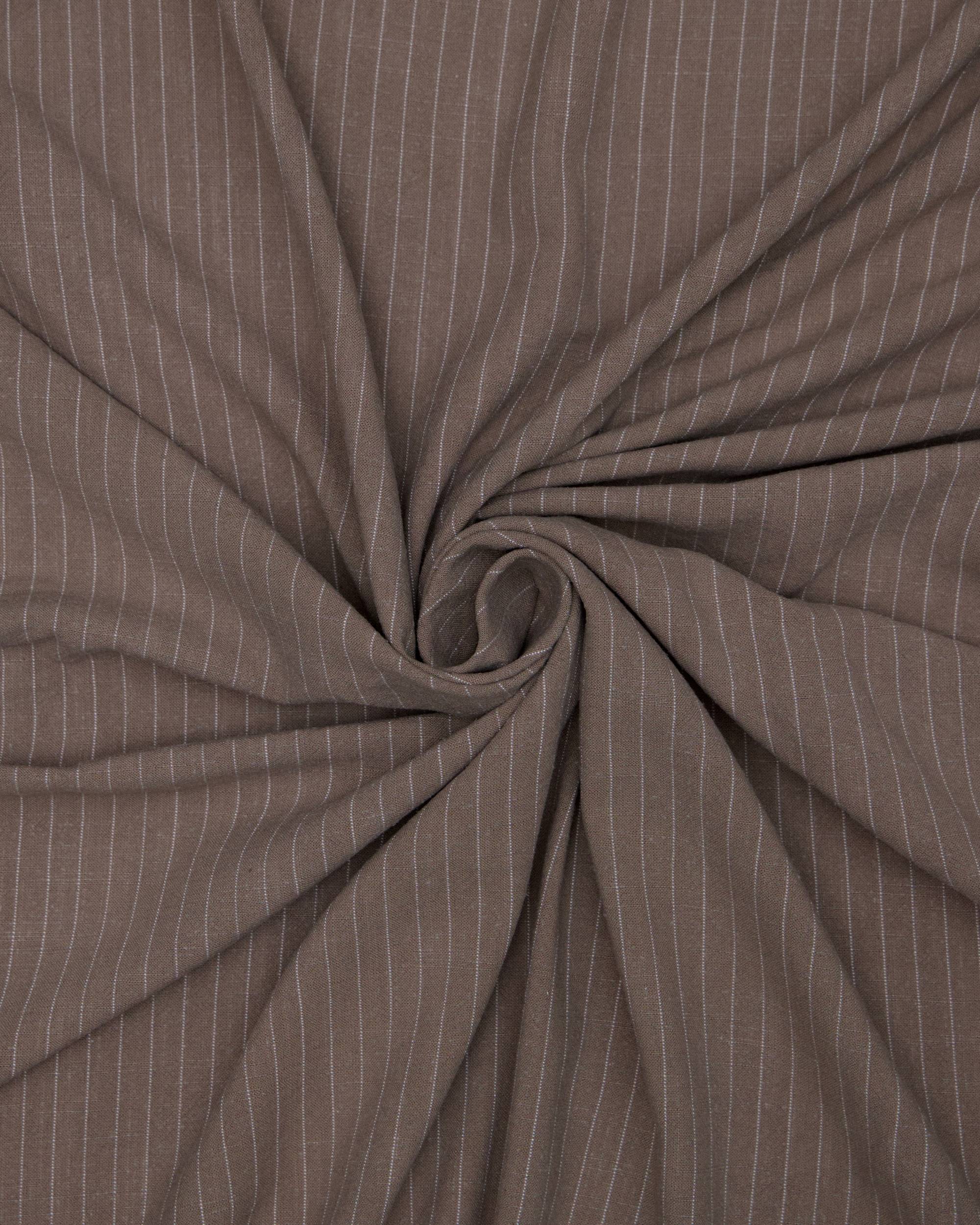 Tan Resort Pinstripe Linen Blend, Pinstripe Fabric, Resort Wear Fabric, Linen Rayon Blend, Striped Linen Fabric, Tailored Fabric, Lightweight Suiting Fabric, Breathable Linen Fabric