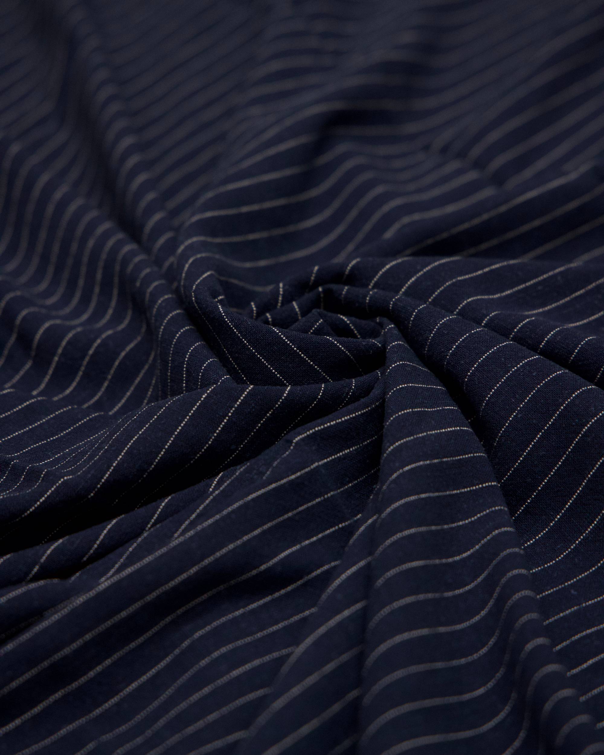 Navy Resort Pinstripe Linen Blend, Kiki Sewing Store, Kiki Luxury Fabric, Cheap Fabric Store, Kiki Textiles, Kiki Textile by the Yard, Kiki Textile USA
