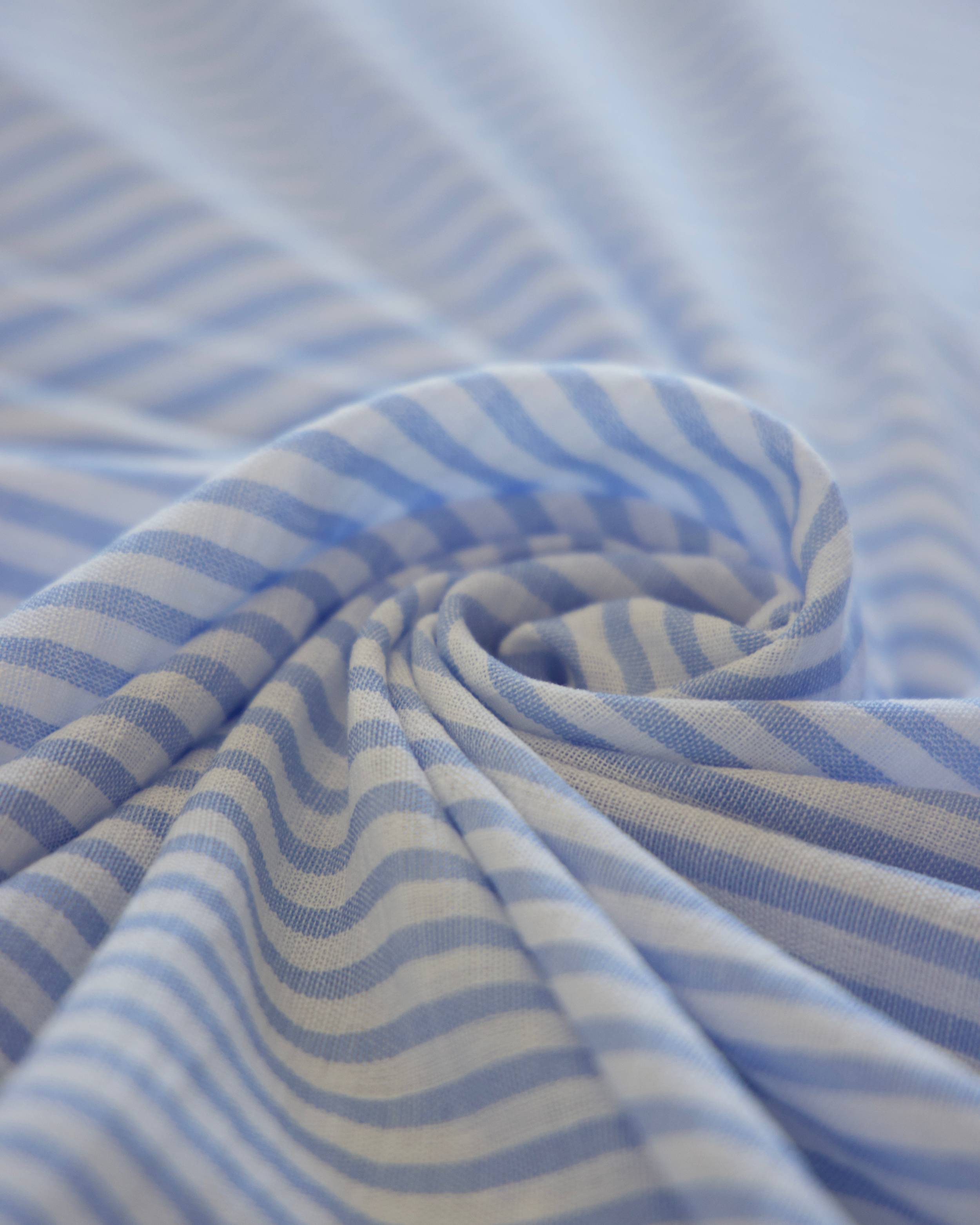Blue Coastal Linen Look Stripe Fabric, Kiki Sewing Store, Kiki Luxury Fabric, Cheap Fabric Store, Kiki Textiles, Kiki Textile by the Yard, Kiki Textile USA