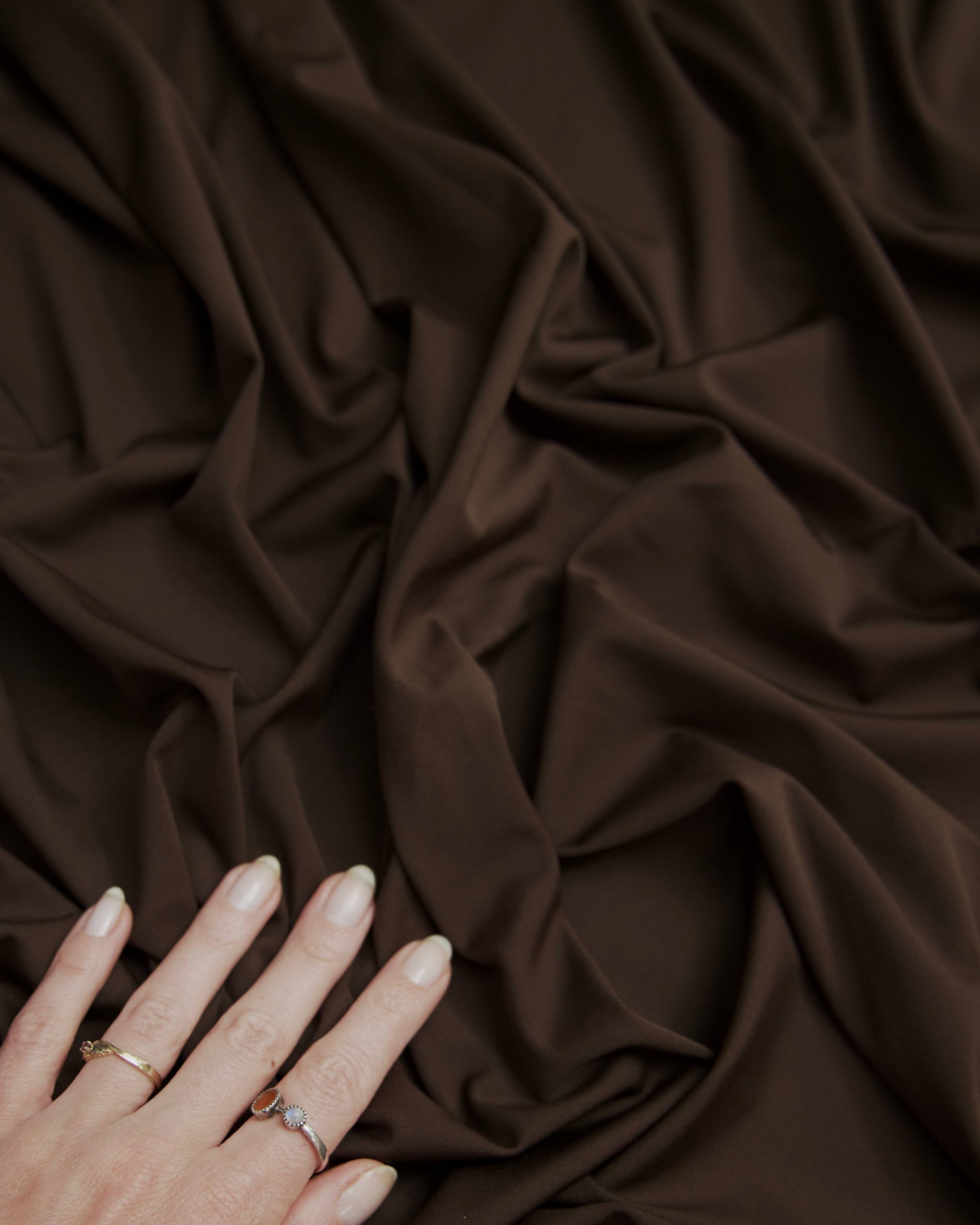 Brown Chocolate Butter Sculpt Spandex, Kiki Sewing Store, Kiki Luxury Fabric, Cheap Fabric Store, Kiki Textiles, Kiki Textile by the Yard, Kiki Textile USA