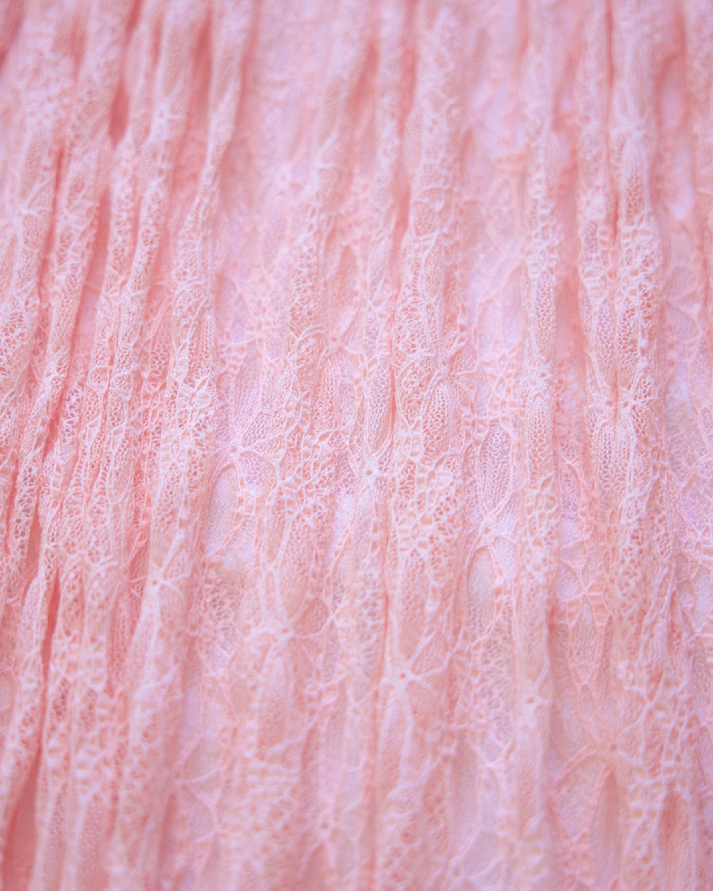 Dusty Rose Whisper Vine Stretch Chantilly Lace Mesh, Chantilly Lace Mesh, Vine Lace Fabric, Stretch Lace Fabric, Floral Lace Mesh, Sheer Lace Fabric, Botanical Lace Fabric