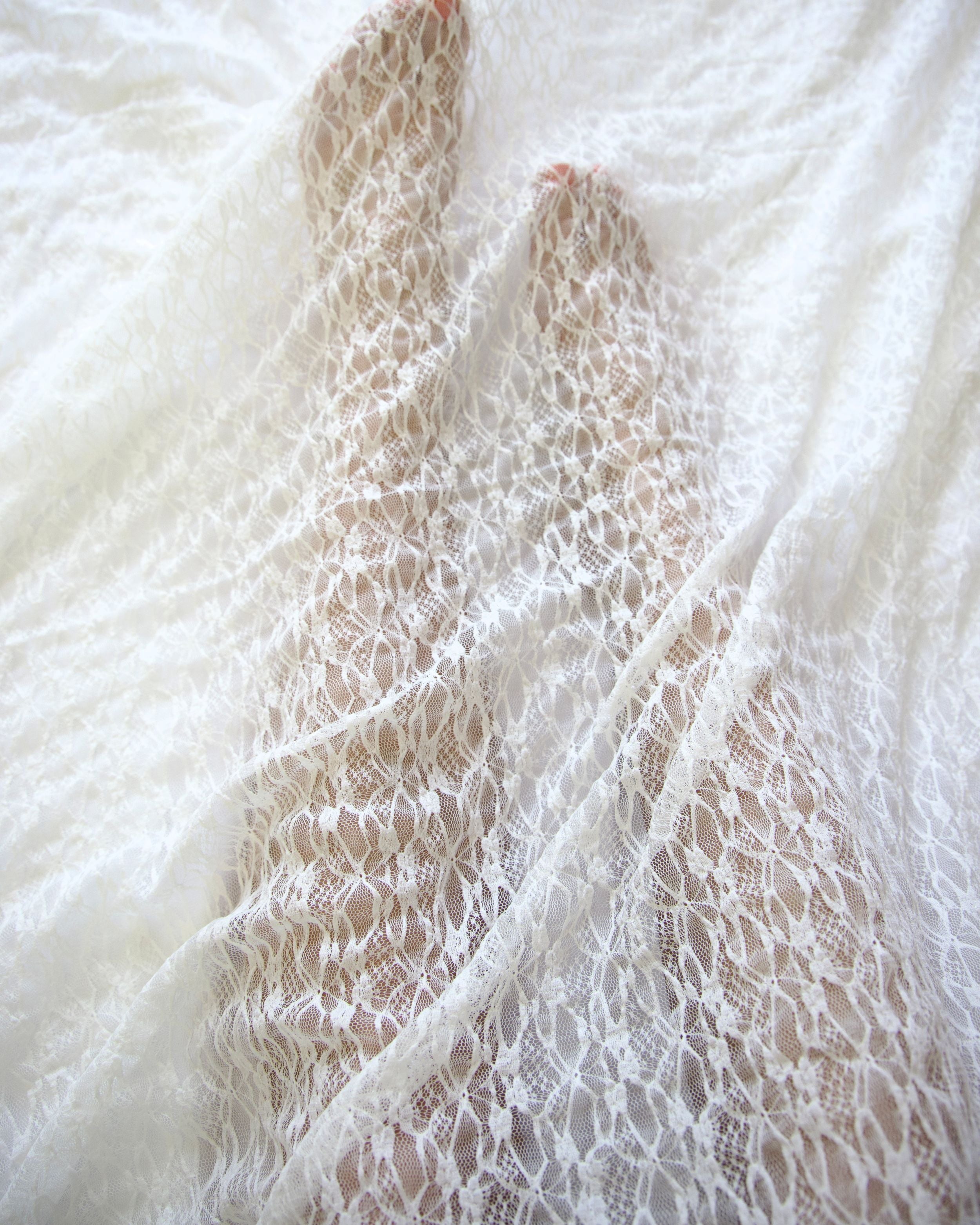 White Whisper Vine Stretch Chantilly Lace Mesh, Kiki Sewing Store, Kiki Luxury Fabric, Cheap Fabric Store, Kiki Textiles, Kiki Textile by the Yard, Kiki Textile USA