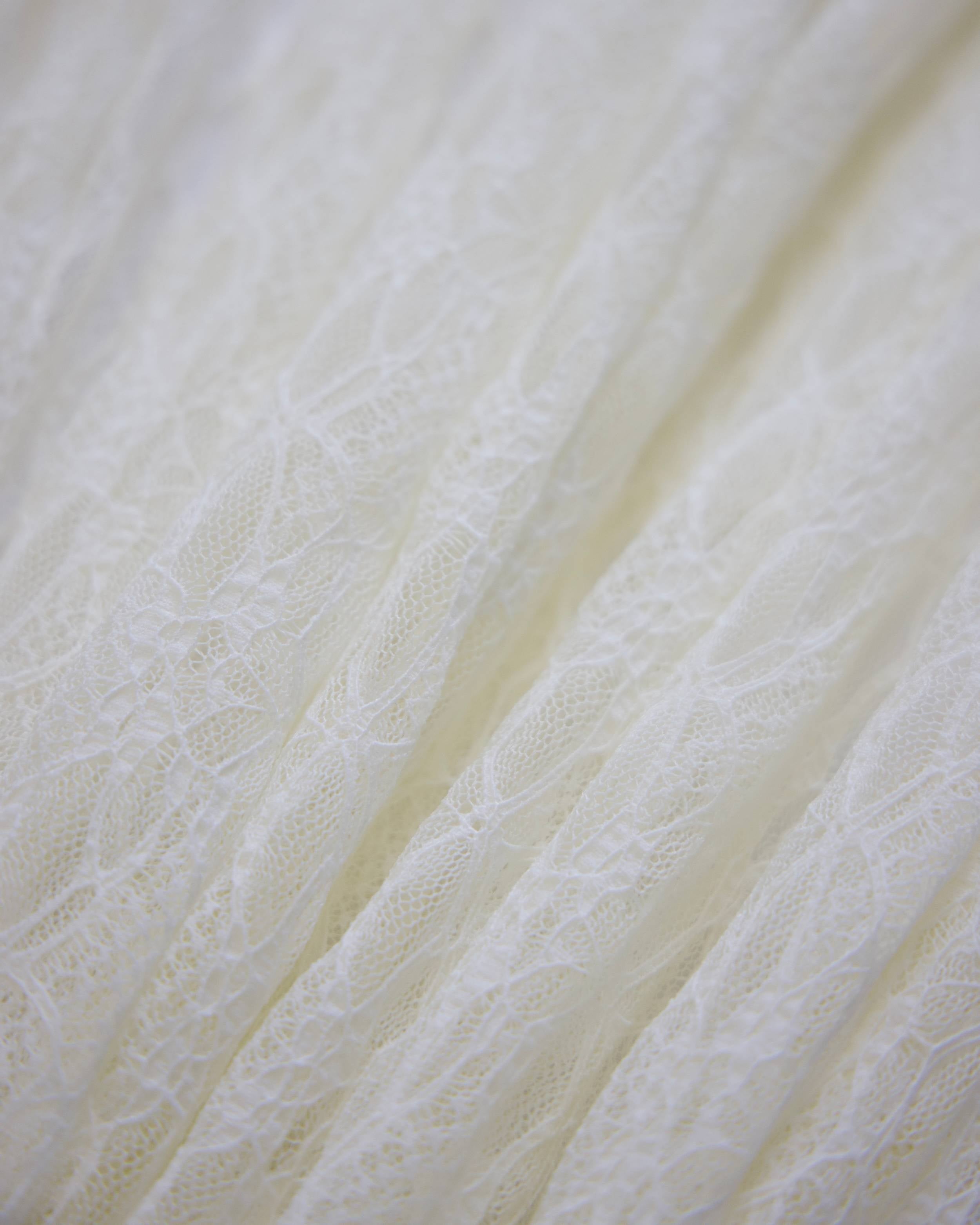 Ivory Whisper Vine Stretch Chantilly Lace Mesh, Chantilly Lace Mesh, Vine Lace Fabric, Stretch Lace Fabric, Floral Lace Mesh, Sheer Lace Fabric, Botanical Lace Fabric