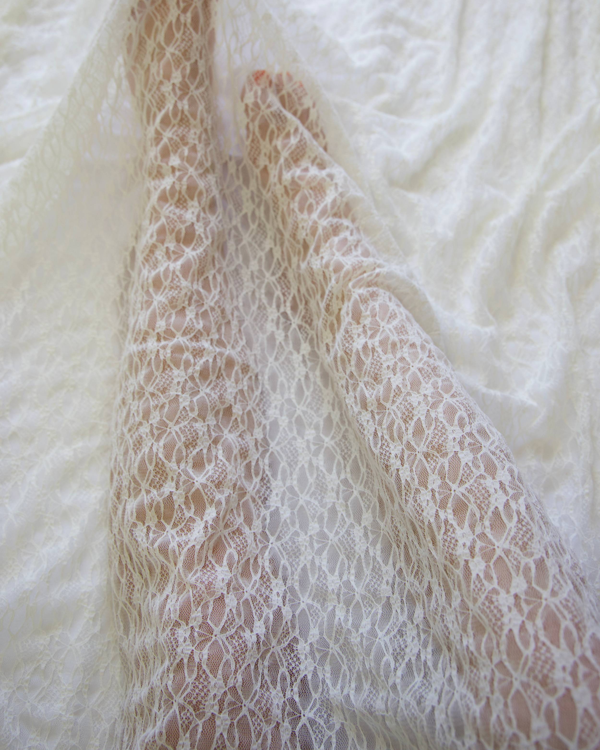 Ivory Whisper Vine Stretch Chantilly Lace Mesh, Kiki Sewing Store, Kiki Luxury Fabric, Cheap Fabric Store, Kiki Textiles, Kiki Textile by the Yard, Kiki Textile USA