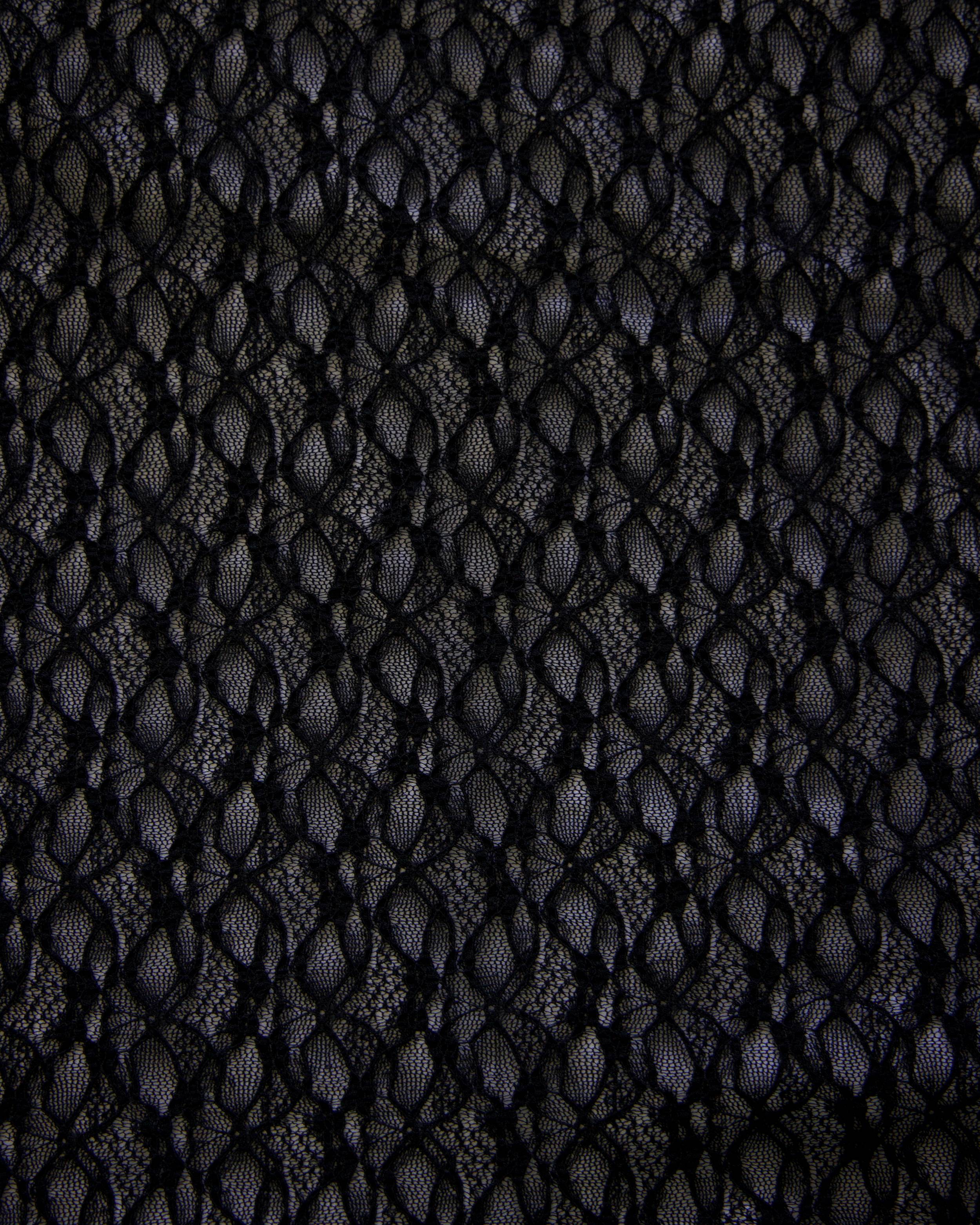 Black Whisper Vine Stretch Chantilly Lace Mesh, Chantilly Lace Mesh, Vine Lace Fabric, Stretch Lace Fabric, Floral Lace Mesh, Sheer Lace Fabric, Botanical Lace Fabric