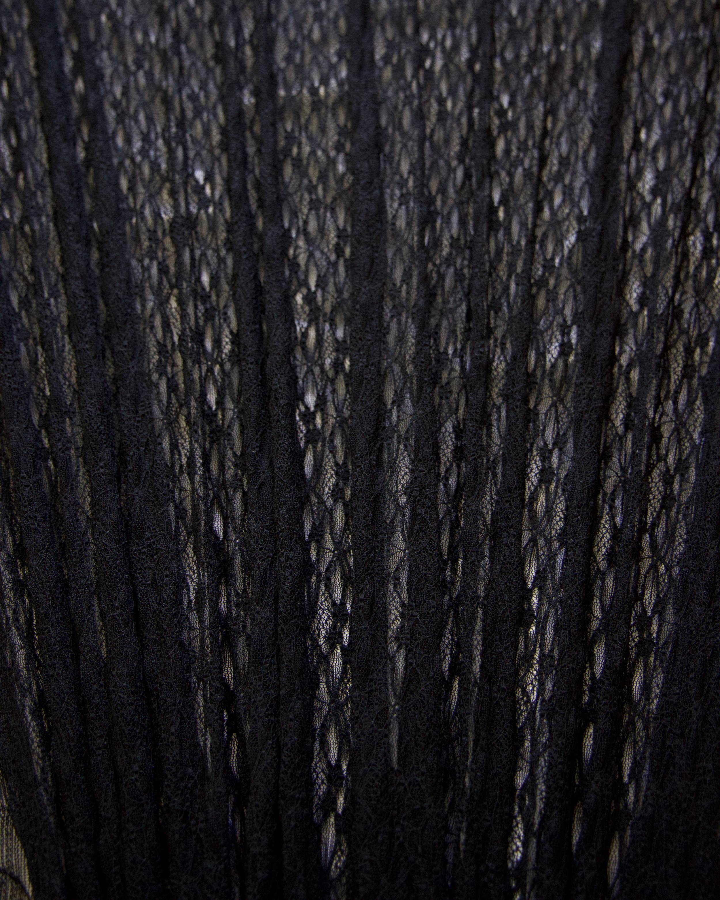 Black Whisper Vine Stretch Chantilly Lace Mesh, Chantilly Lace Mesh, Vine Lace Fabric, Stretch Lace Fabric, Floral Lace Mesh, Sheer Lace Fabric, Botanical Lace Fabric
