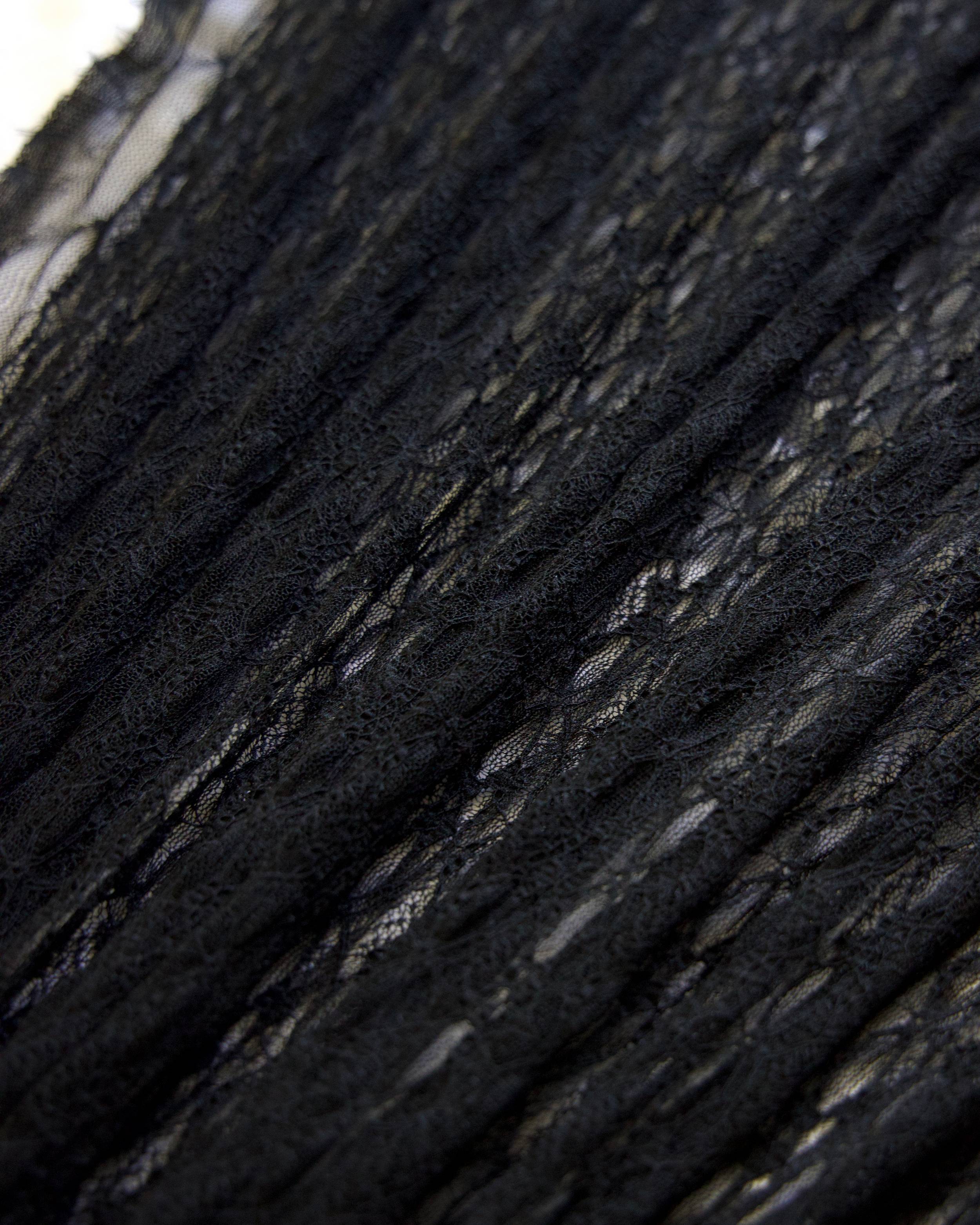 Black Whisper Vine Stretch Chantilly Lace Mesh, Chantilly Lace Mesh, Vine Lace Fabric, Stretch Lace Fabric, Floral Lace Mesh, Sheer Lace Fabric, Botanical Lace Fabric