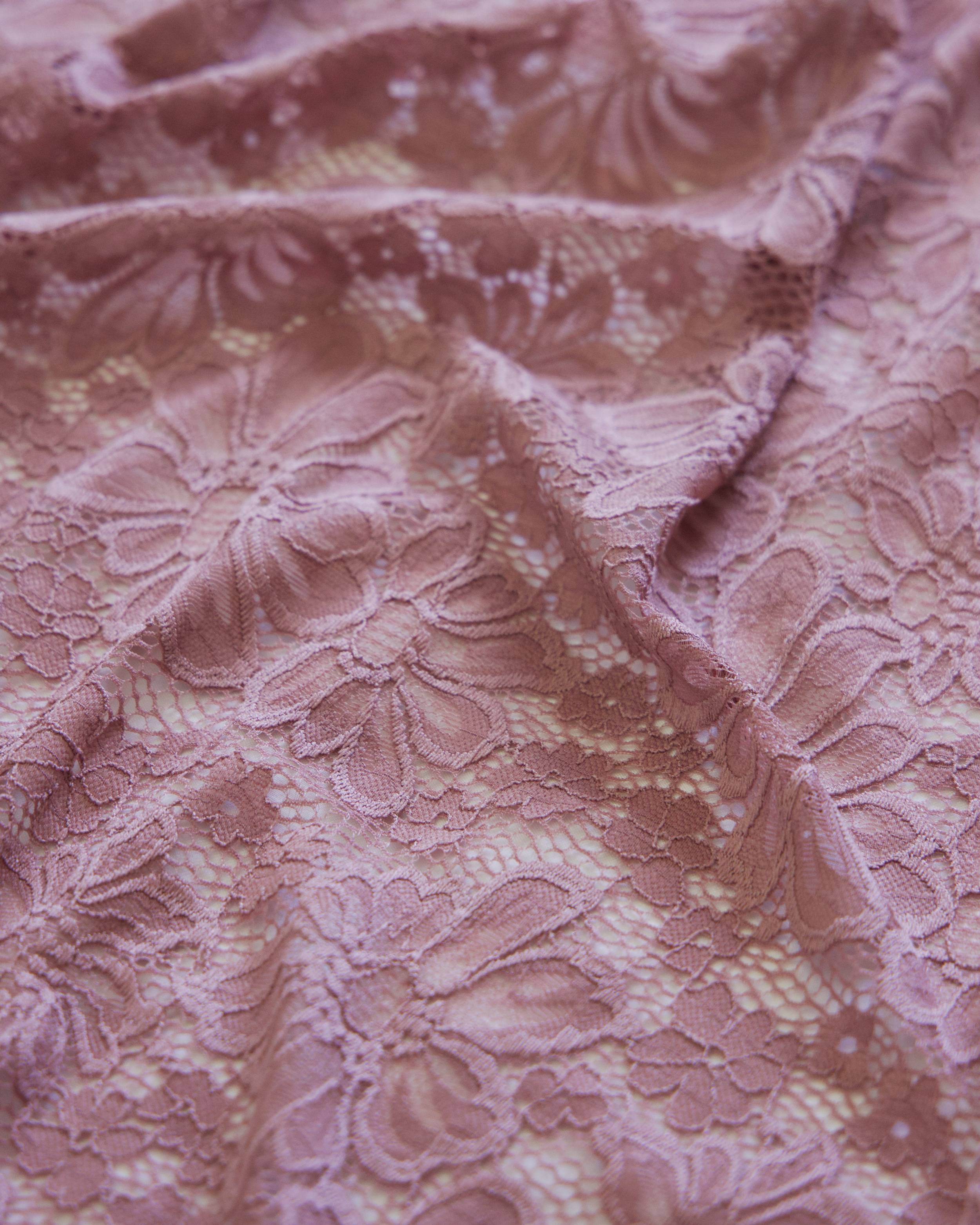 Mauve Floral Chantilly Stretch Lace Mesh, Kiki Sewing Store, Kiki Luxury Fabric, Cheap Fabric Store, Kiki Textiles, Kiki Textile by the Yard, Kiki Textile USA