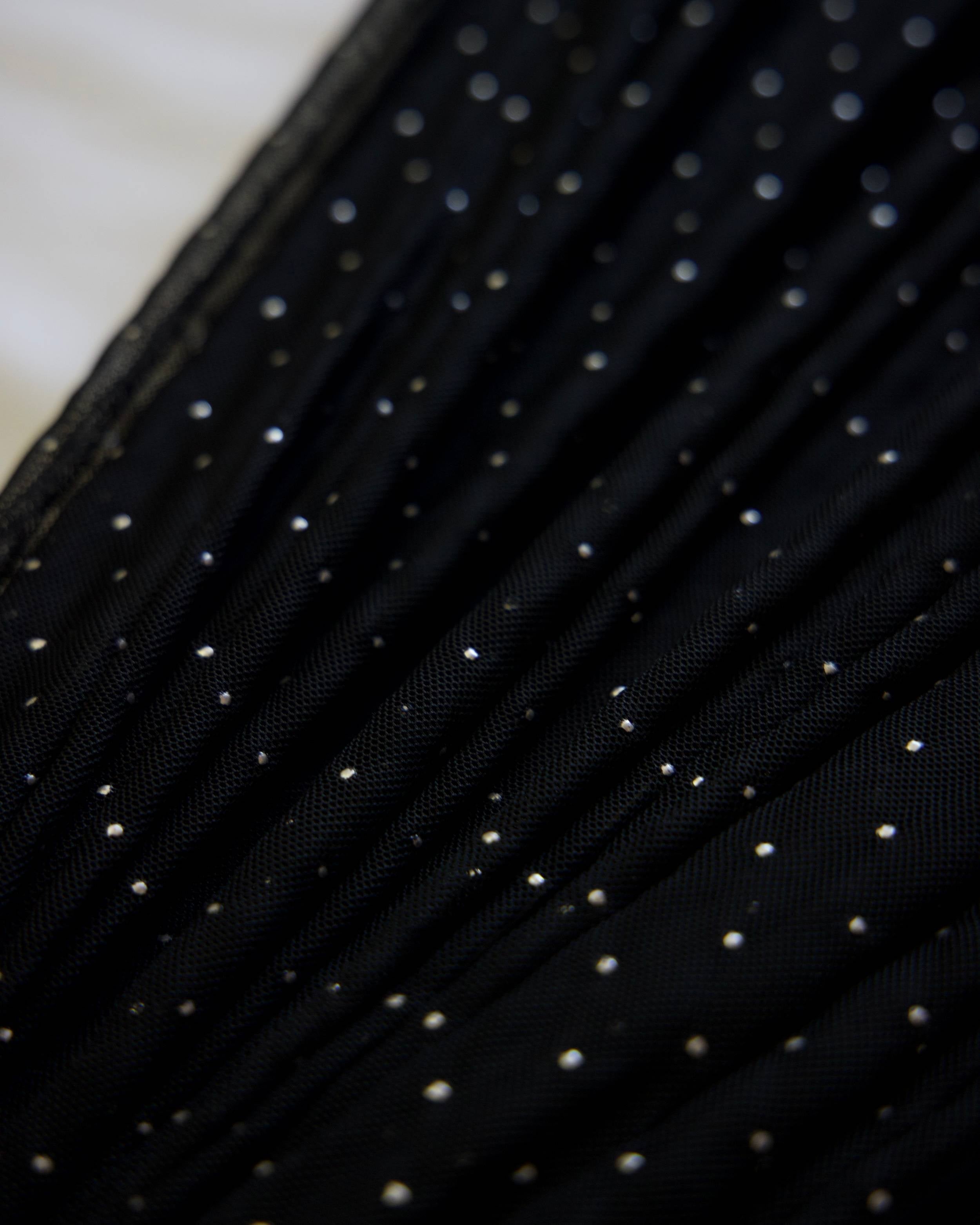 Black & Silver Micro Stud Mesh, Kiki Sewing Store, Kiki Luxury Fabric, Cheap Fabric Store, Kiki Textiles, Kiki Textile by the Yard, Kiki Textile USA