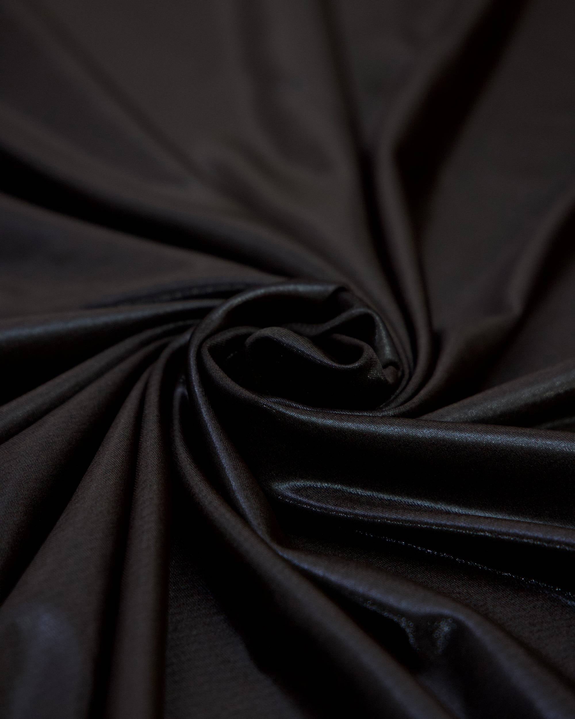 Black Performance Foiled Spandex, Kiki Sewing Store, Kiki Luxury Fabric, Cheap Fabric Store, Kiki Textiles, Kiki Textile by the Yard, Kiki Textile USA