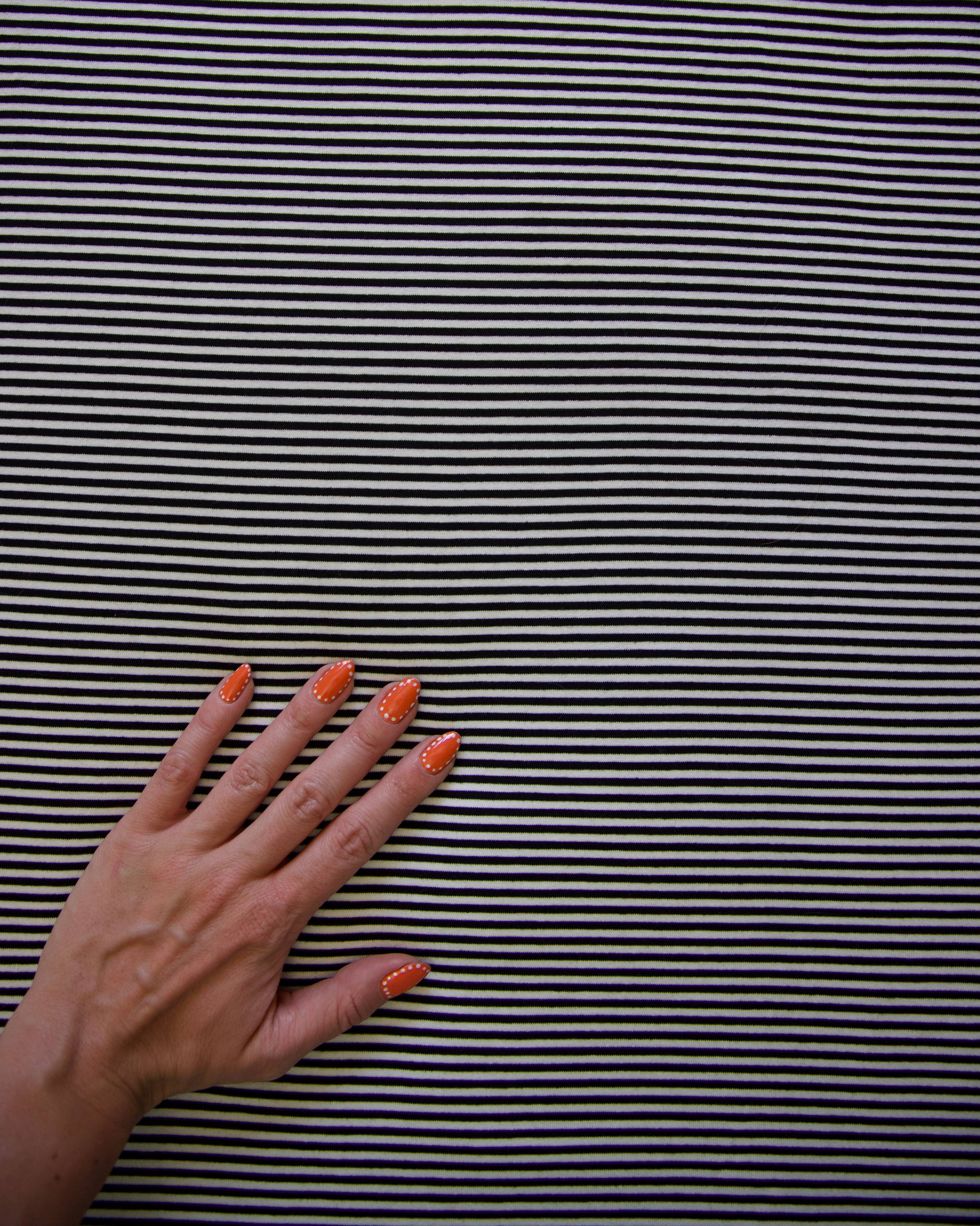 Black Everyday Stripe Jersey Knit, Kiki Sewing Store, Kiki Luxury Fabric, Cheap Fabric Store, Kiki Textiles, Kiki Textile by the Yard, Kiki Textile USA