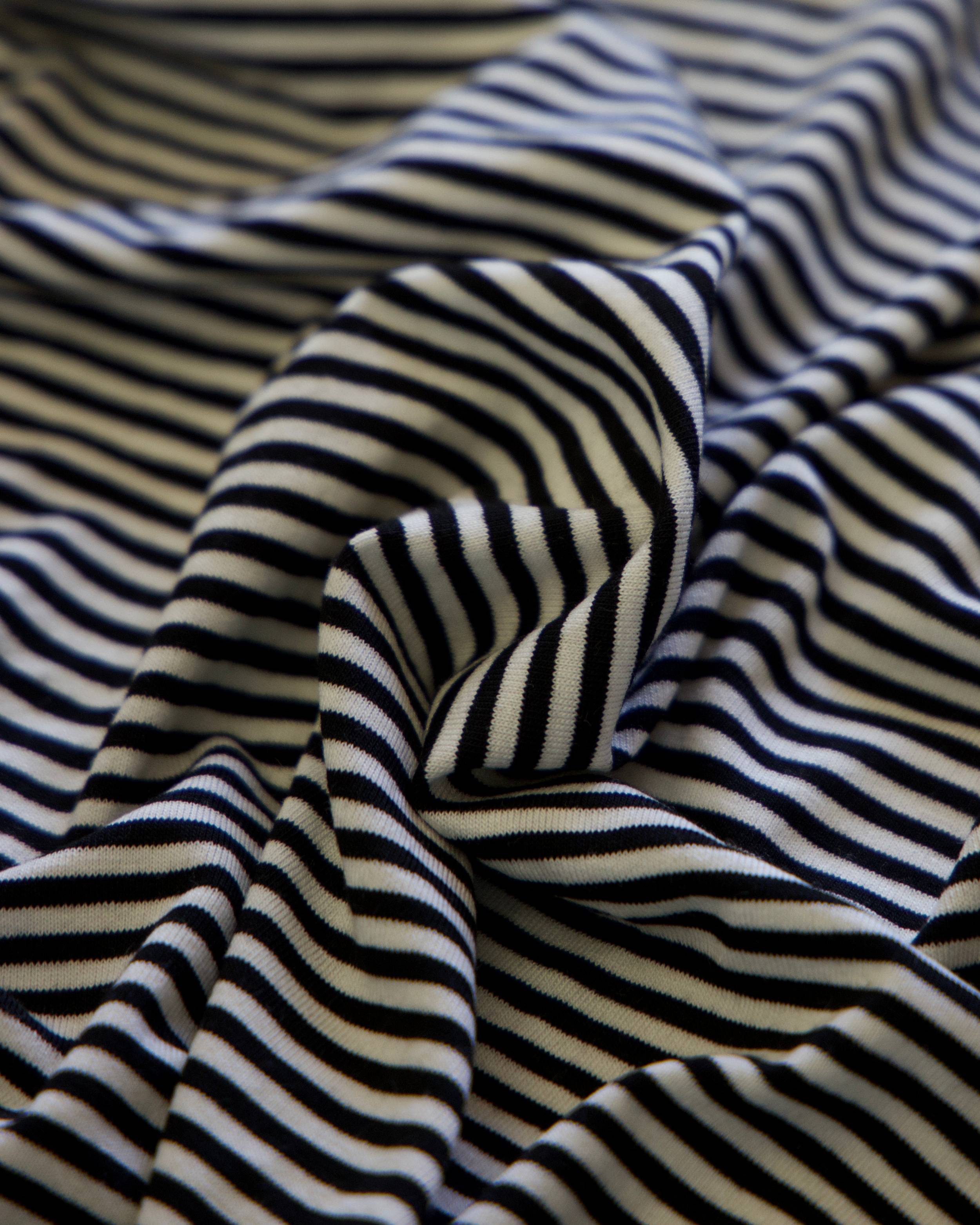 Black Everyday Stripe Jersey Knit, Kiki Sewing Store, Kiki Luxury Fabric, Cheap Fabric Store, Kiki Textiles, Kiki Textile by the Yard, Kiki Textile USA