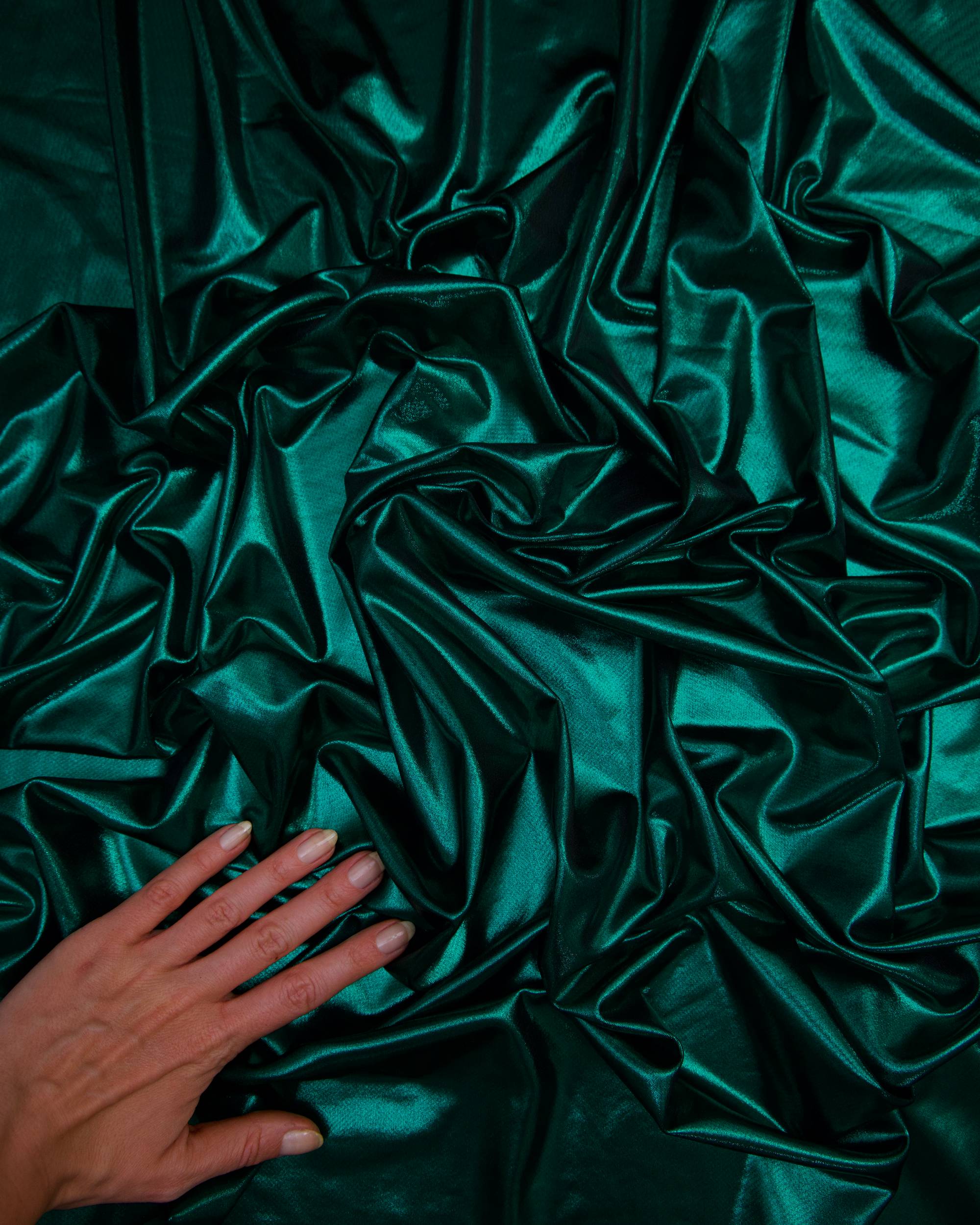 Emerald Green Performance Foiled Spandex, Kiki Sewing Store, Kiki Luxury Fabric, Cheap Fabric Store, Kiki Textiles, Kiki Textile by the Yard, Kiki Textile USA