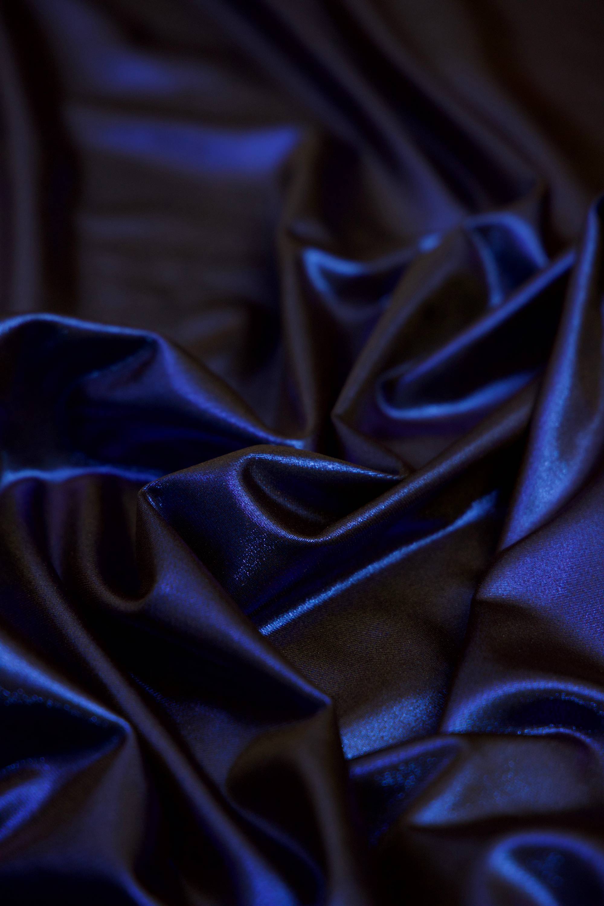 Blue Performance Foiled Spandex, Kiki Sewing Store, Kiki Luxury Fabric, Cheap Fabric Store, Kiki Textiles, Kiki Textile by the Yard, Kiki Textile USA