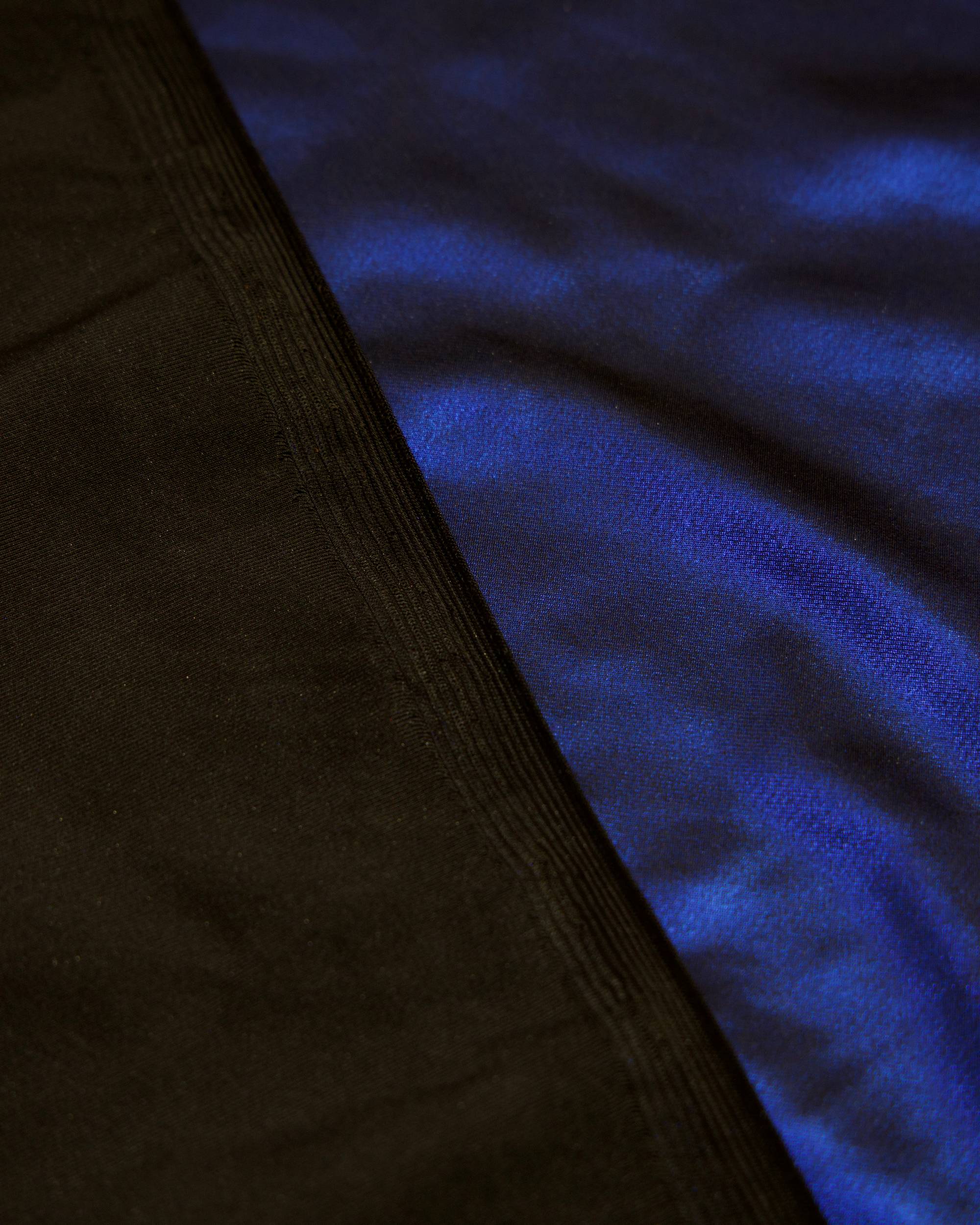 Blue Performance Foiled Spandex, Foiled Spandex Fabric, Metallic Spandex Fabric, Shiny Spandex Fabric, Foil Stretch Fabric, Stretch Foil Fabric, Holographic Spandex