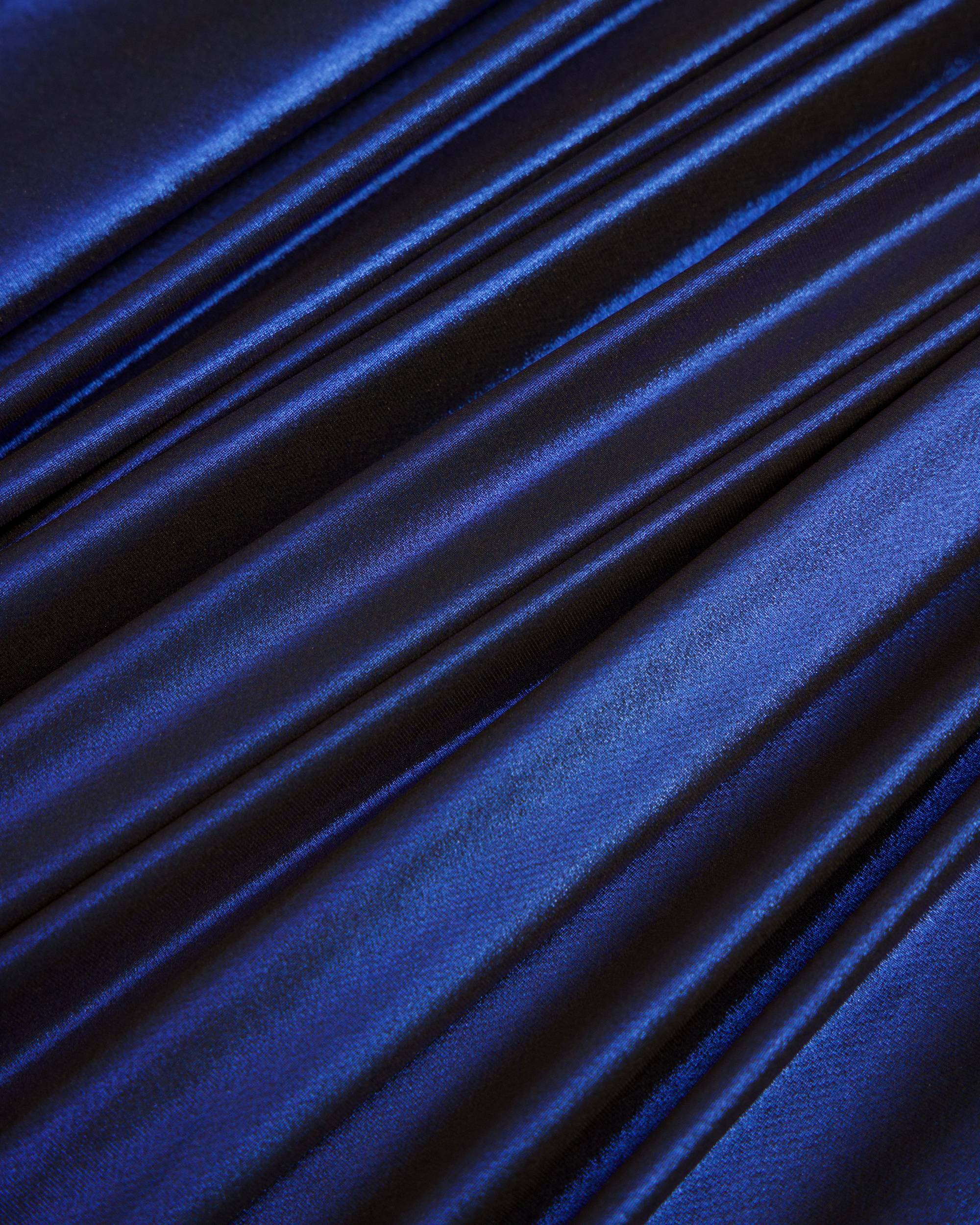 Blue Performance Foiled Spandex, Kiki Sewing Store, Kiki Luxury Fabric, Cheap Fabric Store, Kiki Textiles, Kiki Textile by the Yard, Kiki Textile USA