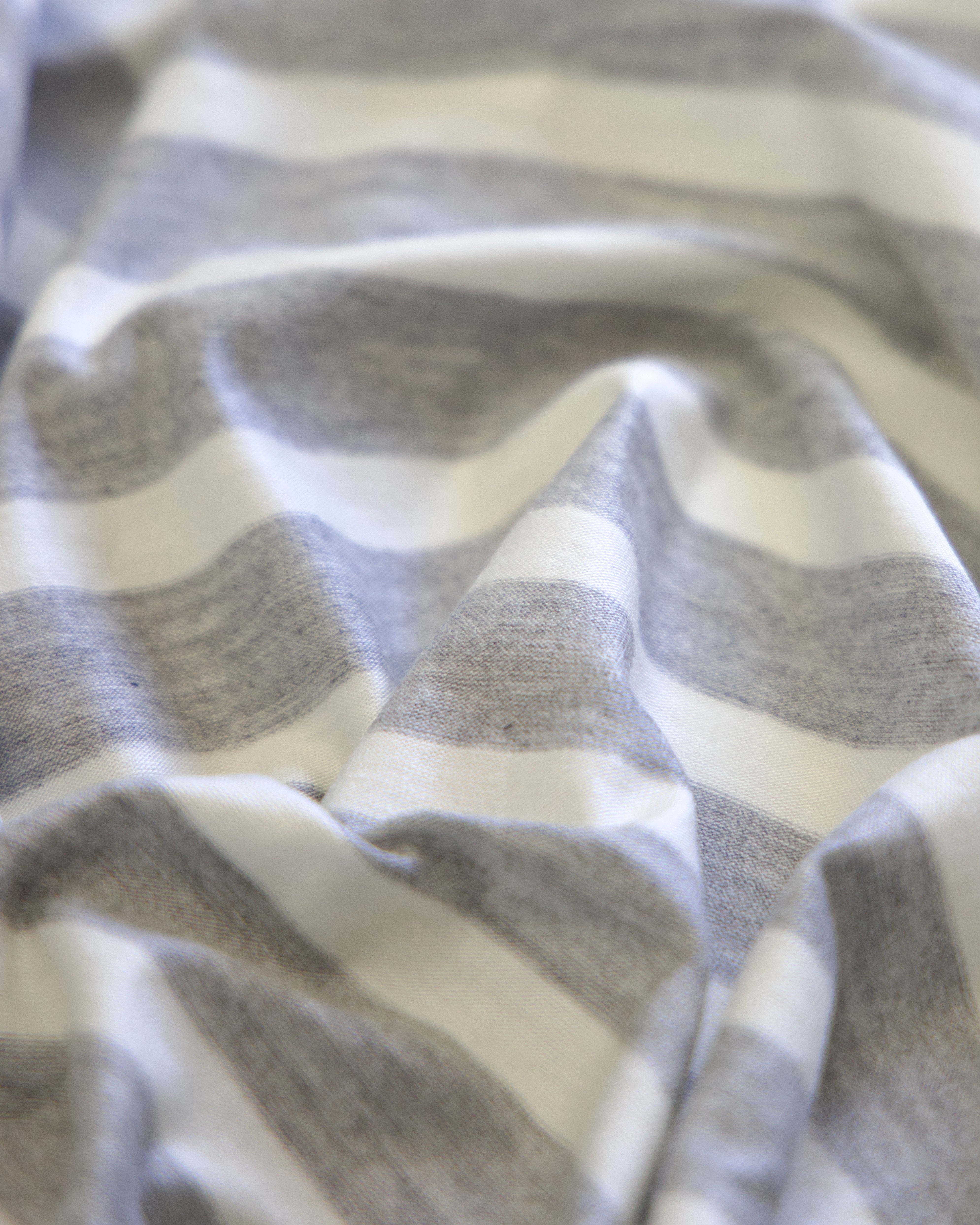 Feather Gray Everyday Fine Rayon Stripe Jersey Knit, Striped Jersey Fabric, Rayon Spandex Knit, Stretch Stripe Fabric, 4 Way Stretch Knit, Soft Stripe Jersey