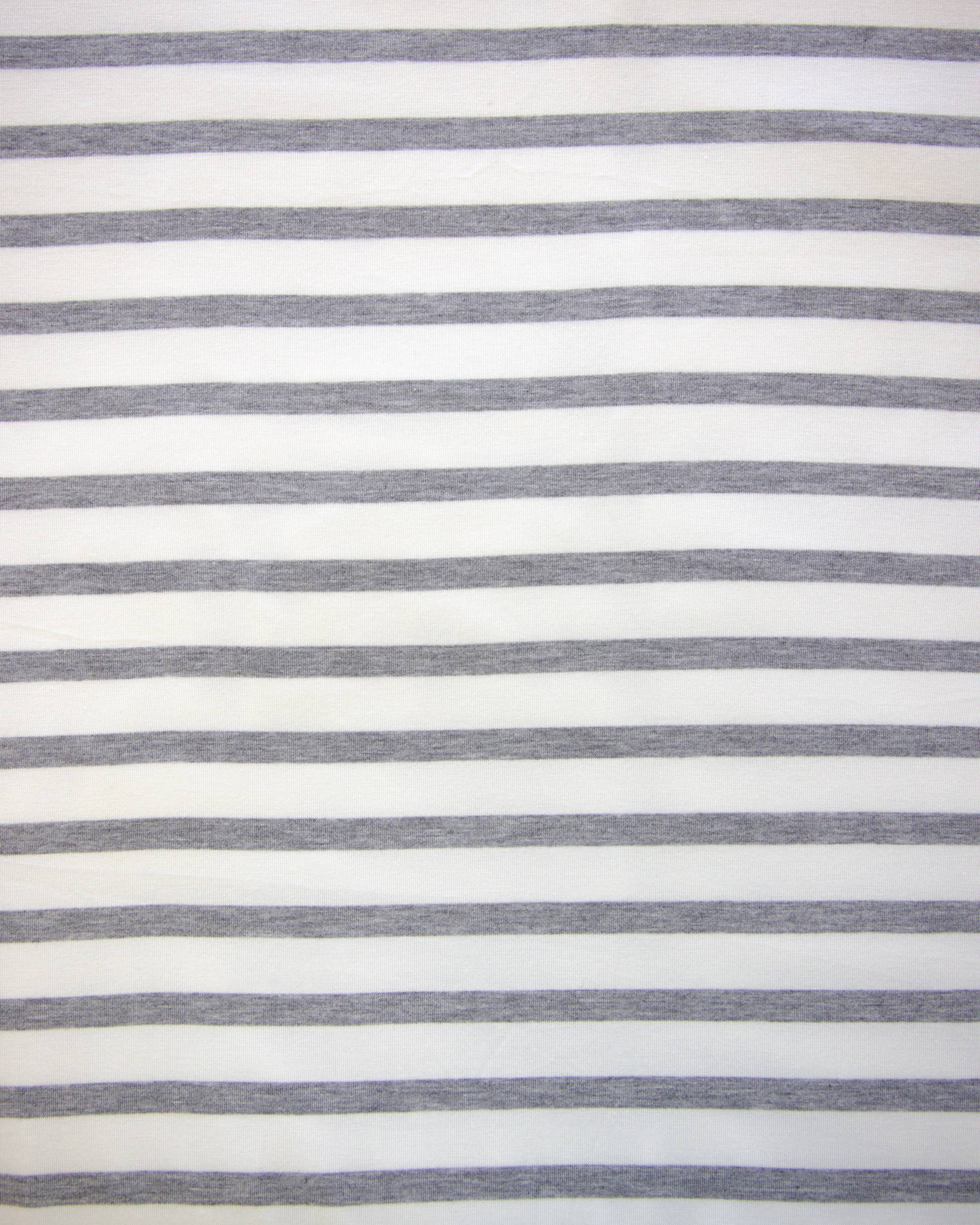 White Gray Everyday Fine Rayon Stripe Jersey Knit, Striped Jersey Fabric, Rayon Spandex Knit, Stretch Stripe Fabric, 4 Way Stretch Knit, Soft Stripe Jersey