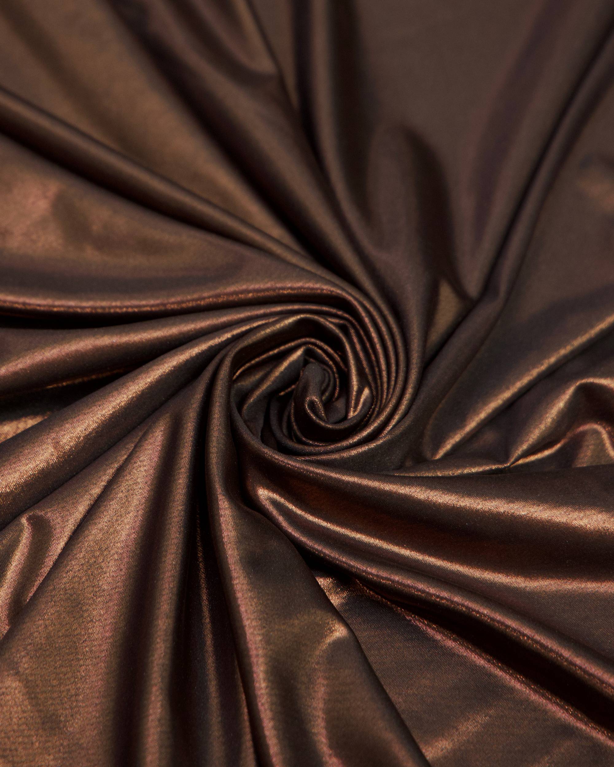 Brown Performance Foiled Spandex, Foiled Spandex Fabric, Metallic Spandex Fabric, Shiny Spandex Fabric, Foil Stretch Fabric, Stretch Foil Fabric, Holographic Spandex