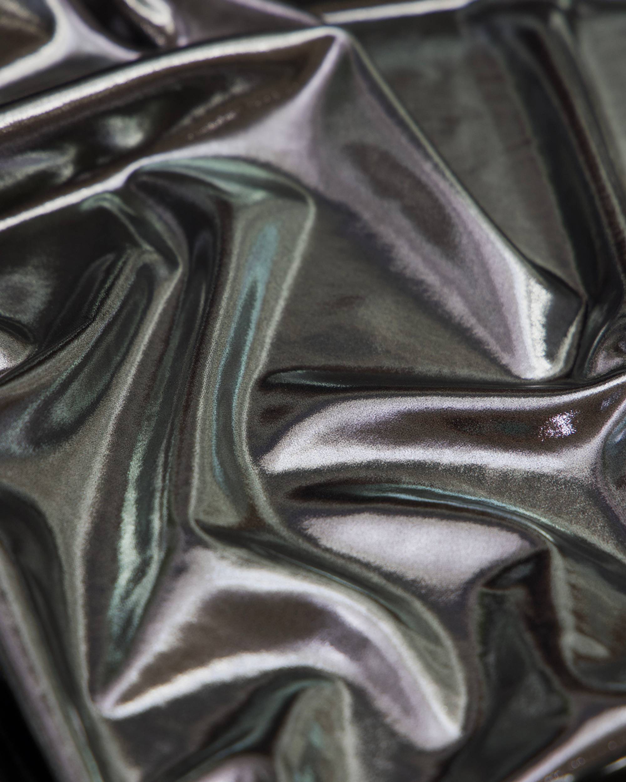 Silver Performance Foiled Spandex, Foiled Spandex Fabric, Metallic Spandex Fabric, Shiny Spandex Fabric, Foil Stretch Fabric, Stretch Foil Fabric, Holographic Spandex