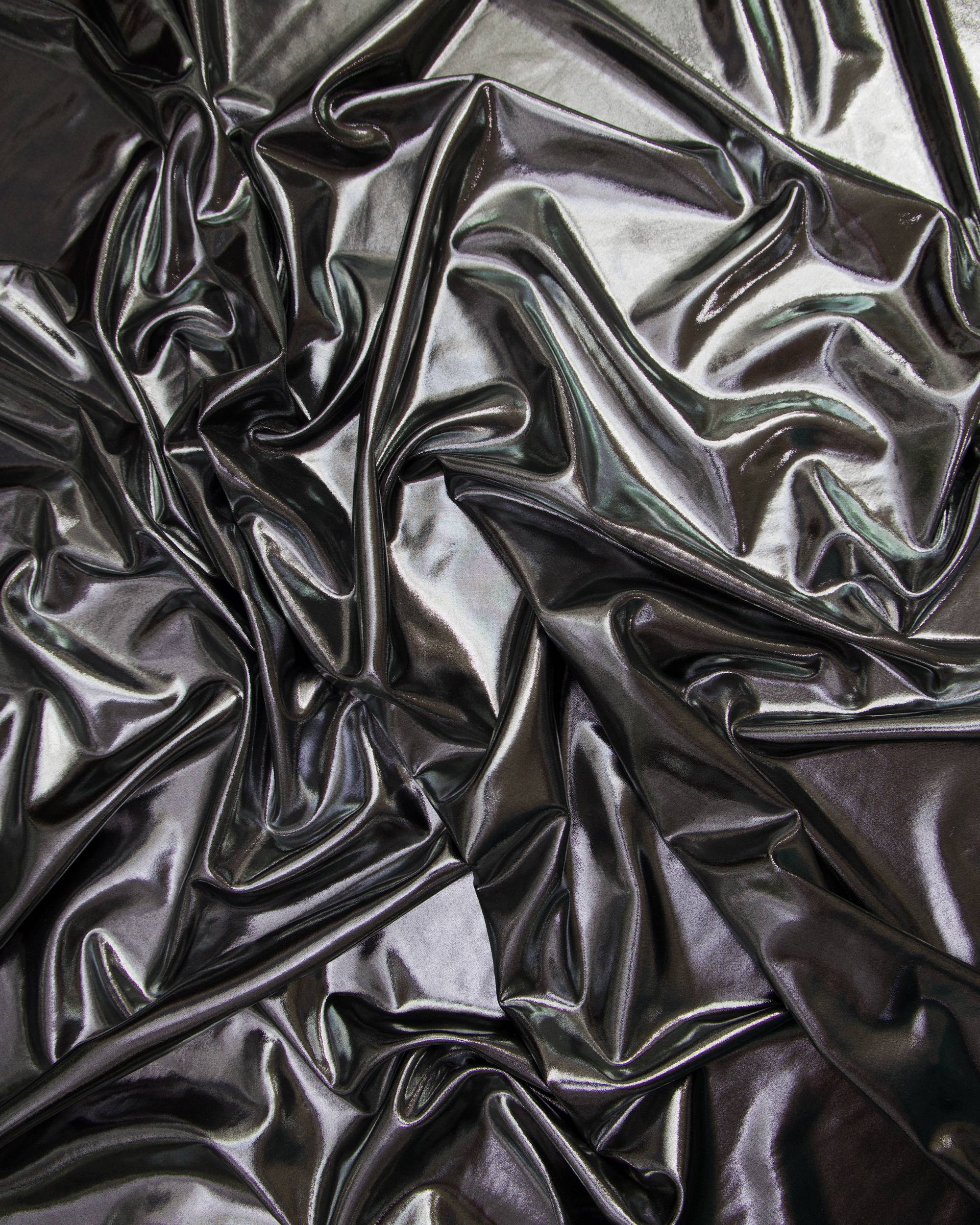 Silver Performance Foiled Spandex, Foiled Spandex Fabric, Metallic Spandex Fabric, Shiny Spandex Fabric, Foil Stretch Fabric, Stretch Foil Fabric, Holographic Spandex