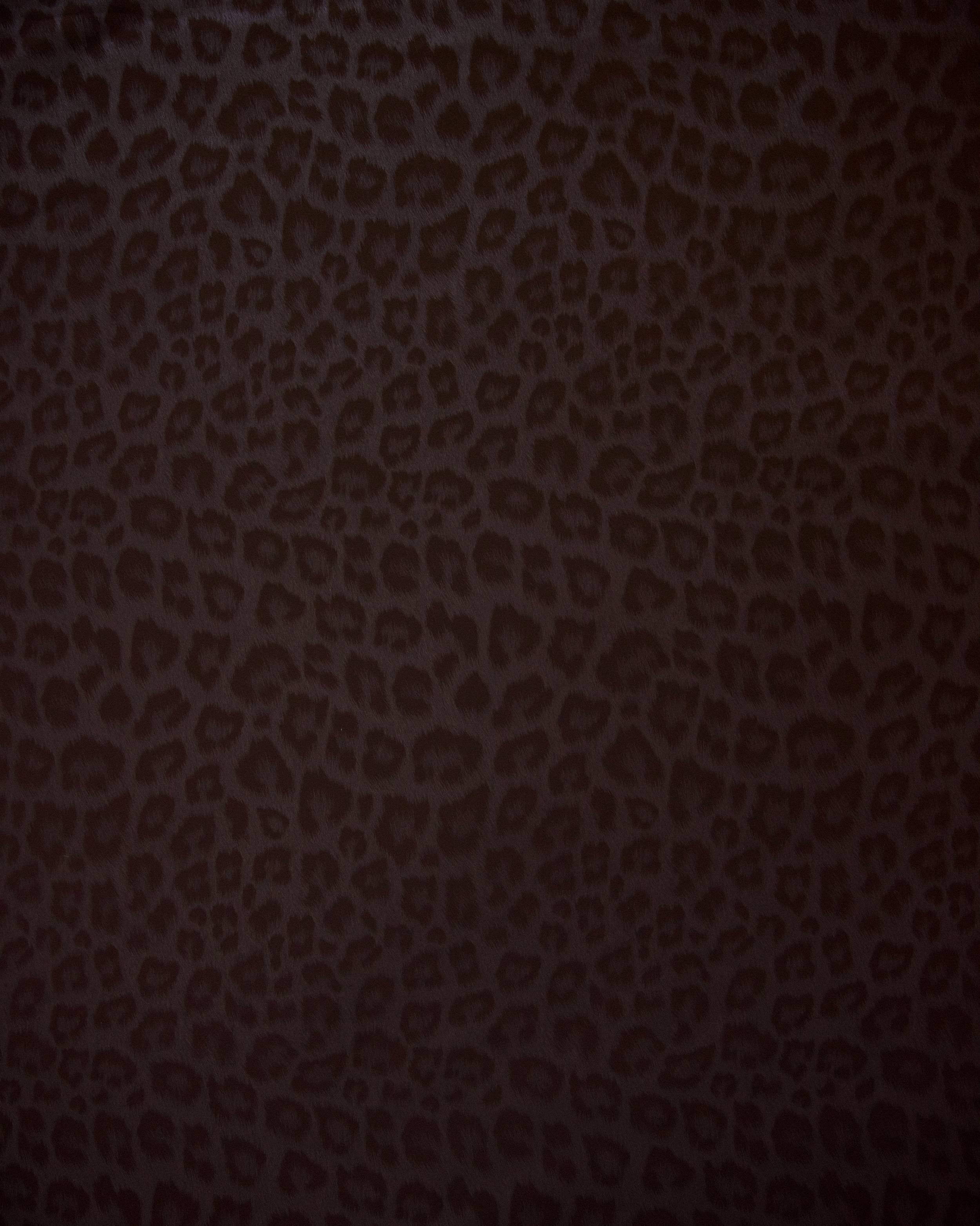 Brown Chocolate Cheetah Print Stretch Faux Leather, Leopard Print Leather, Stretch Faux Leather, Animal Print Fabric, Vegan Leather Fabric, Cheetah Print Fabric