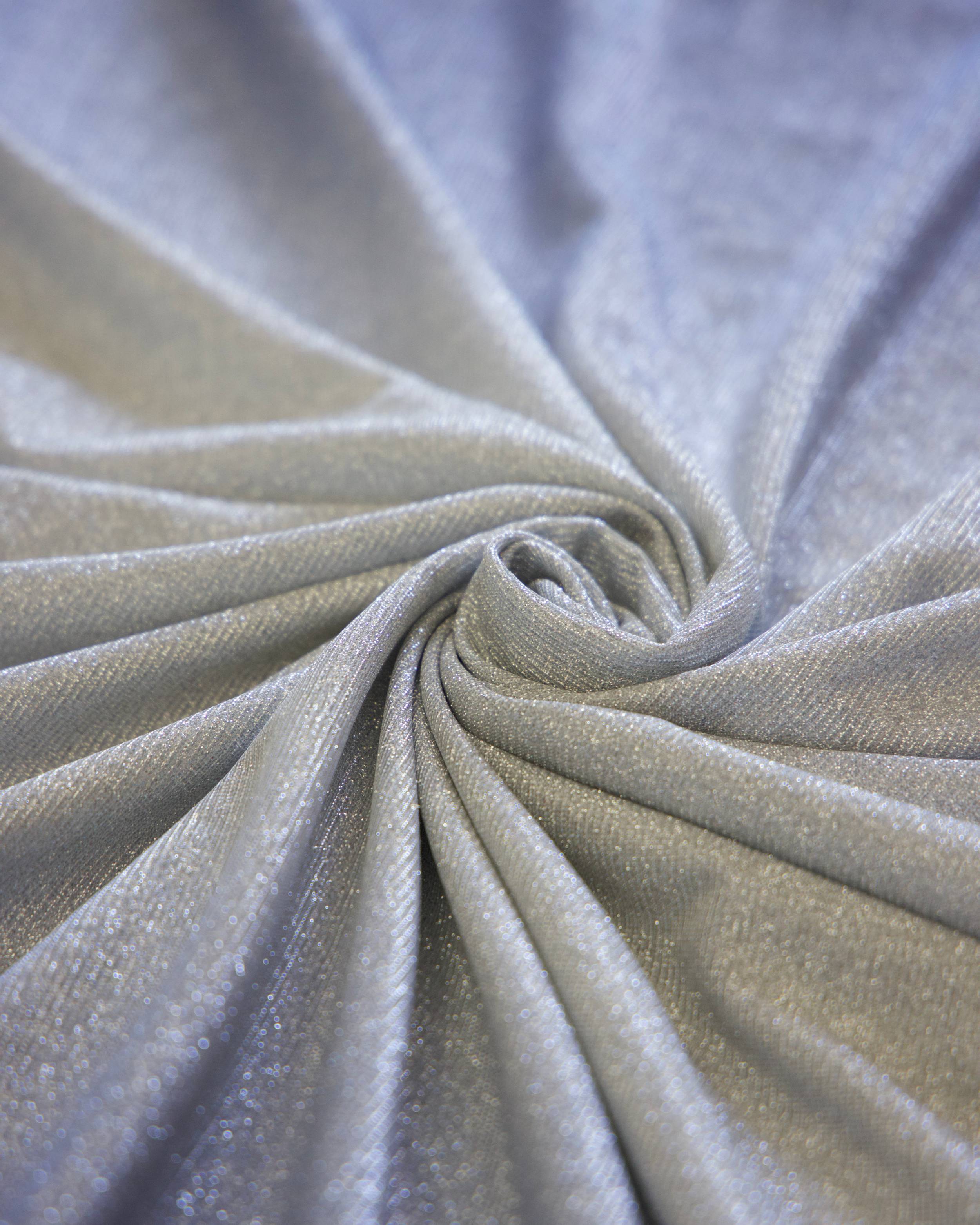 Blue Ombre Stretch Metallic Lurex, Glittery Fabric, Stretch Metallic Lurex, Sparkle Fabric, Lurex Fabric for Sale, All Way Stretch Lurex