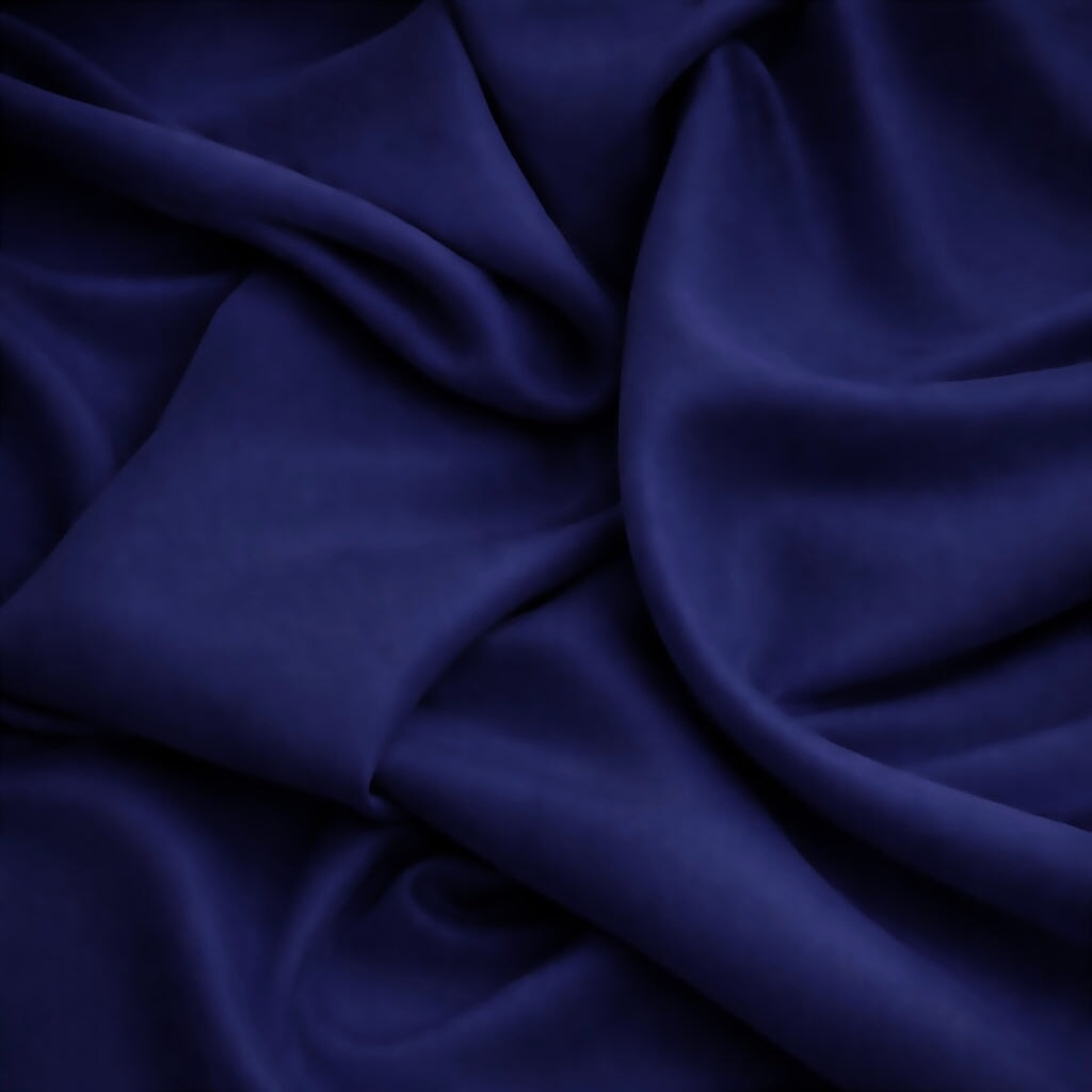 Premium Essential Navy Blue Pongee Lining, Pongee Fabric by the Yard, Lightweight Lining Fabric, Dress Lining Fabric, Blazer Lining Fabric, Skirt Lining Fabric