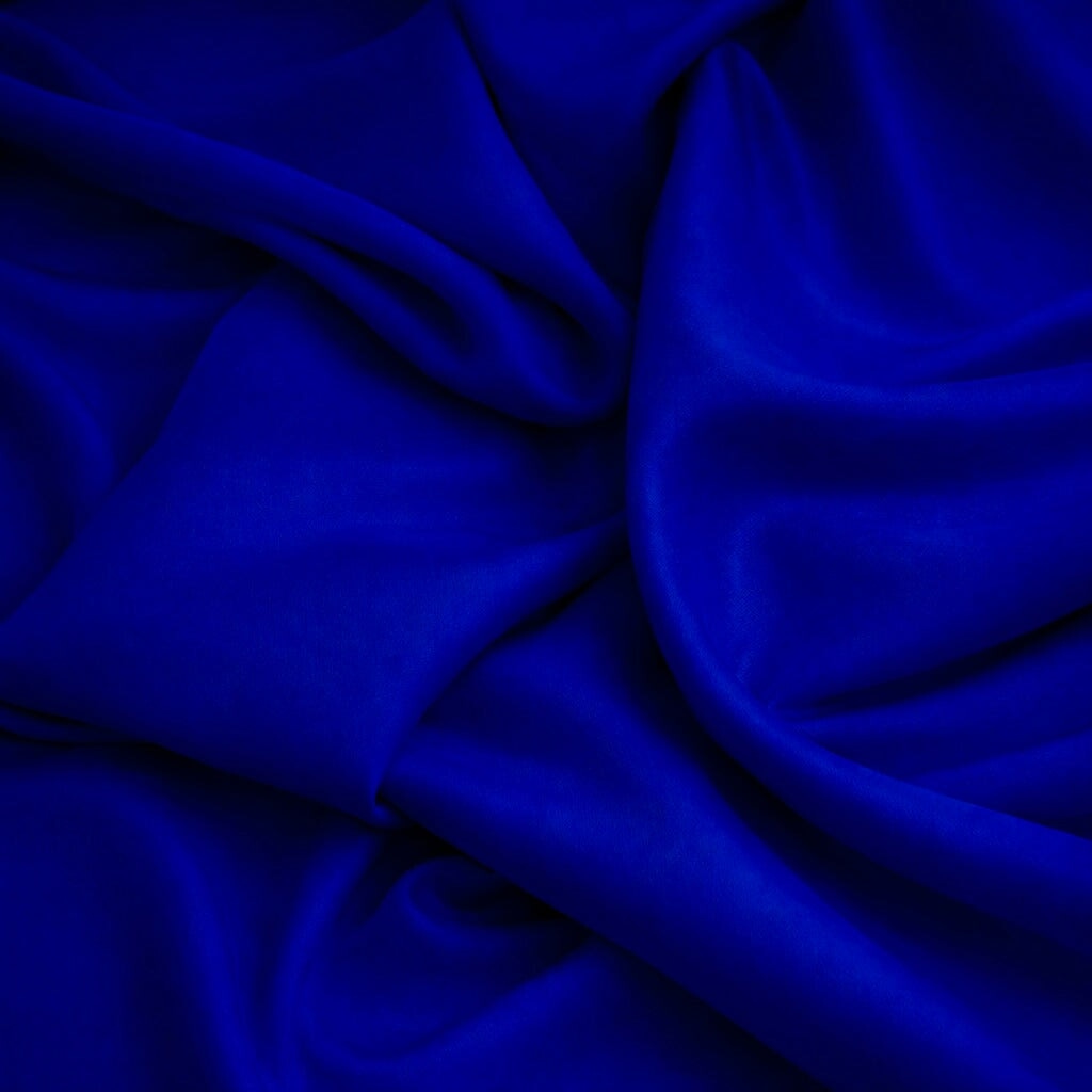 Premium Essential Royal Blue Pongee Lining, Pongee Fabric by the Yard, Lightweight Lining Fabric, Dress Lining Fabric, Blazer Lining Fabric, Skirt Lining Fabric