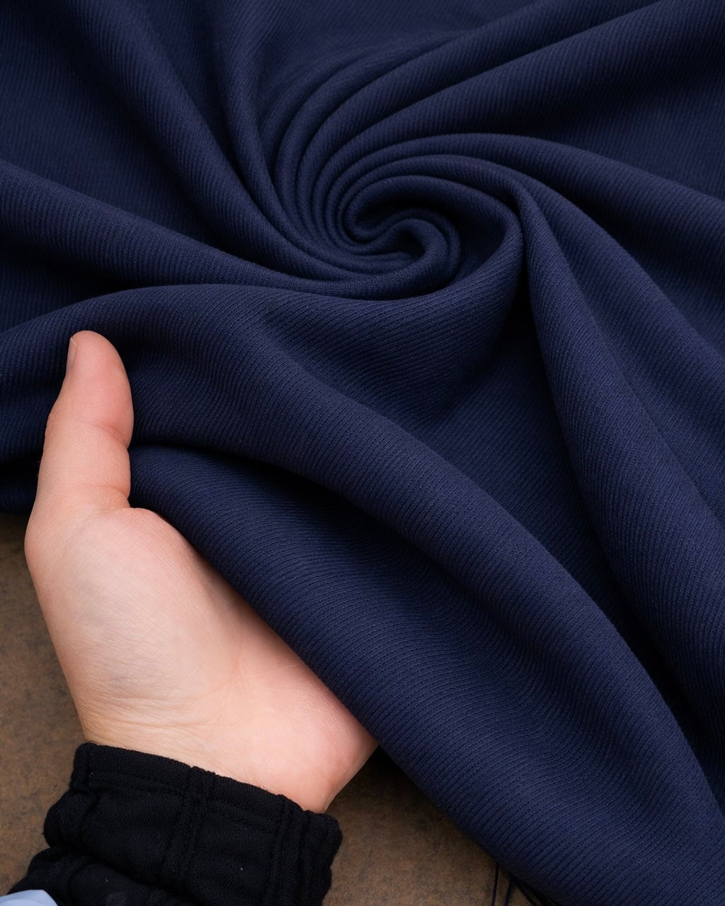 Navy Blue Denim Look Stretch Twill, Fabric Store, Sewing Store, Cheap Fabric Store, Kiki Textiles, Textile by the Yard