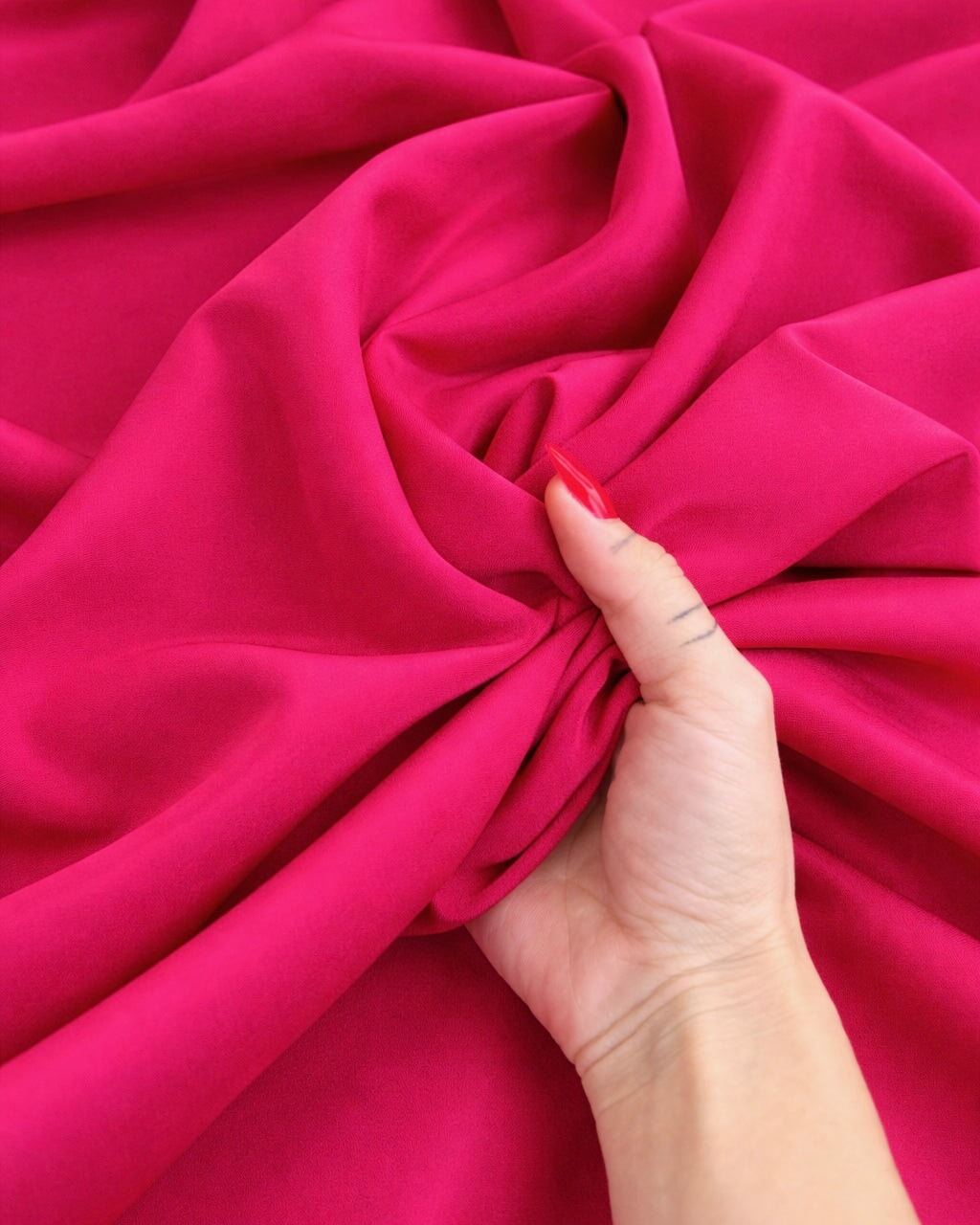 Premium Essential Fuchsia Pongee Lining, Sewing Store, Cheap Fabric Store, Kiki Textiles, Textile by the Yard