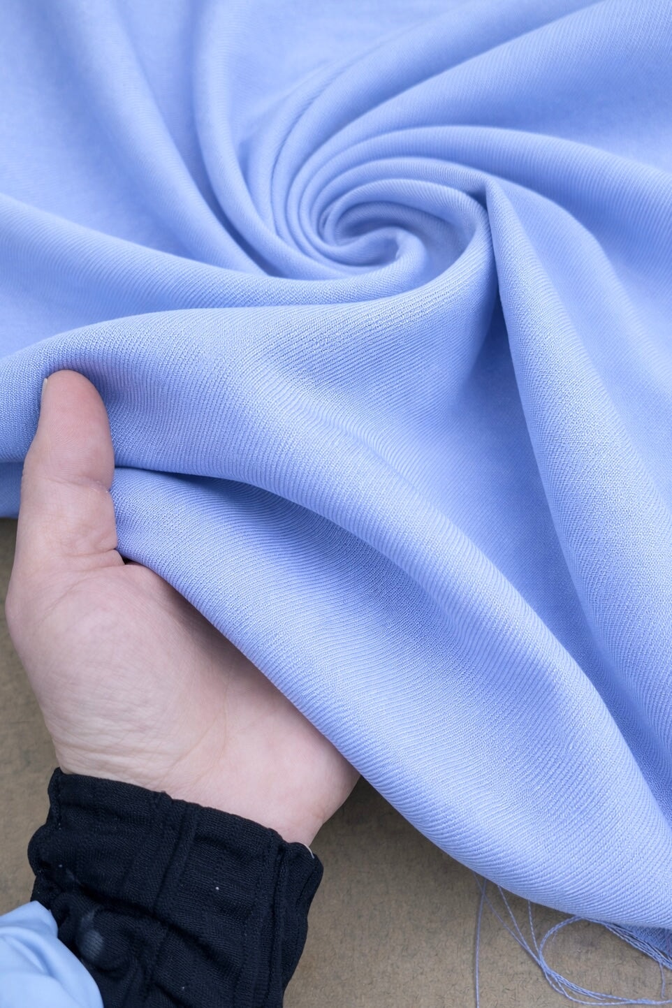 Blue Denim Look Stretch Twill, Fabric Store, Sewing Store, Cheap Fabric Store, Kiki Textiles, Textile by the Yard