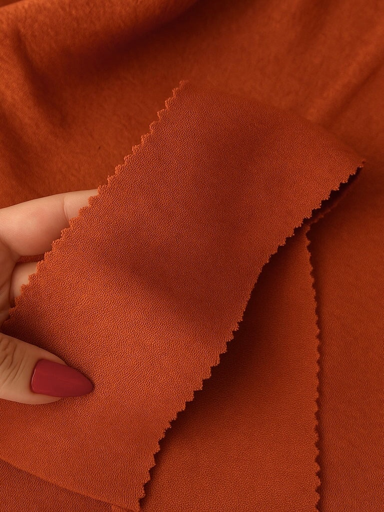 Burnt Orange Ultra Soft Faux Cashmere