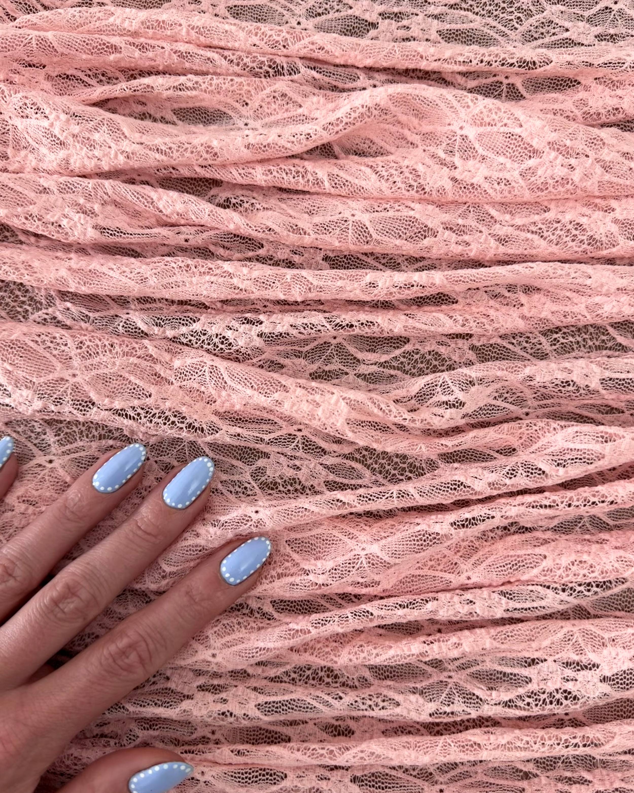 Dusty Rose Whisper Vine Stretch Chantilly Lace Mesh, Kiki Sewing Store, Kiki Luxury Fabric, Cheap Fabric Store, Kiki Textiles, Kiki Textile by the Yard, Kiki Textile USA