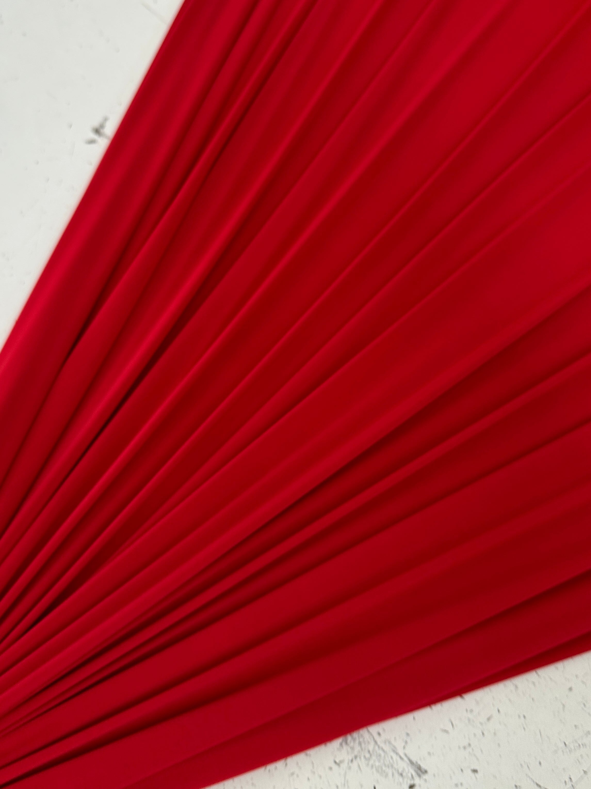 red Double Brushed DTY Jersey, red DTY jersey, light red DTY jersey, rust red DTY jersey for woman, dark red DTY jersey for bride,  DTY jersey on discount, DTY jersey on sale, premium DTY jersey, kiki textile DTY jersey, DTY jersey for party wear, DTY jersey for winter