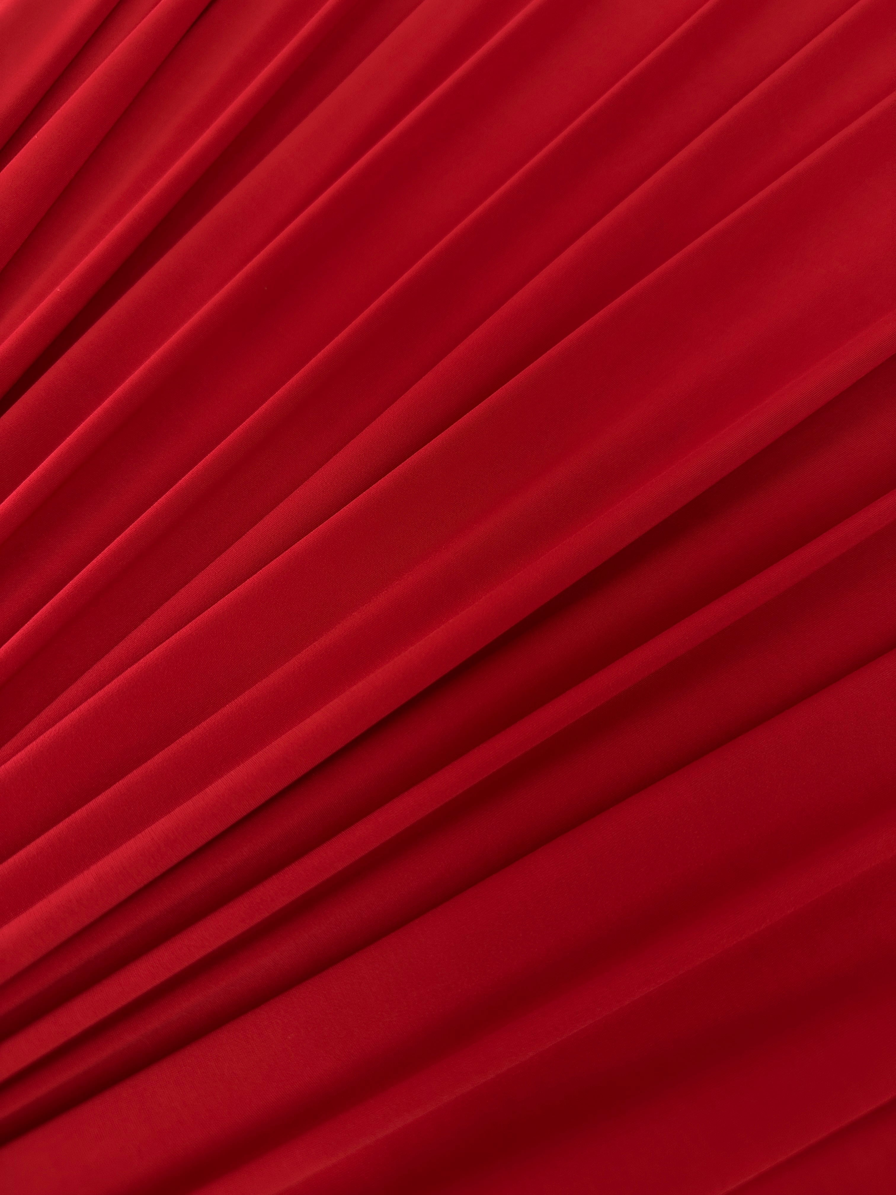 red Double Brushed DTY Jersey, red DTY jersey, light red DTY jersey, rust red DTY jersey for woman, dark red DTY jersey for bride,  DTY jersey on discount, DTY jersey on sale, premium DTY jersey, kiki textile DTY jersey, DTY jersey for party wear, DTY jersey for winter