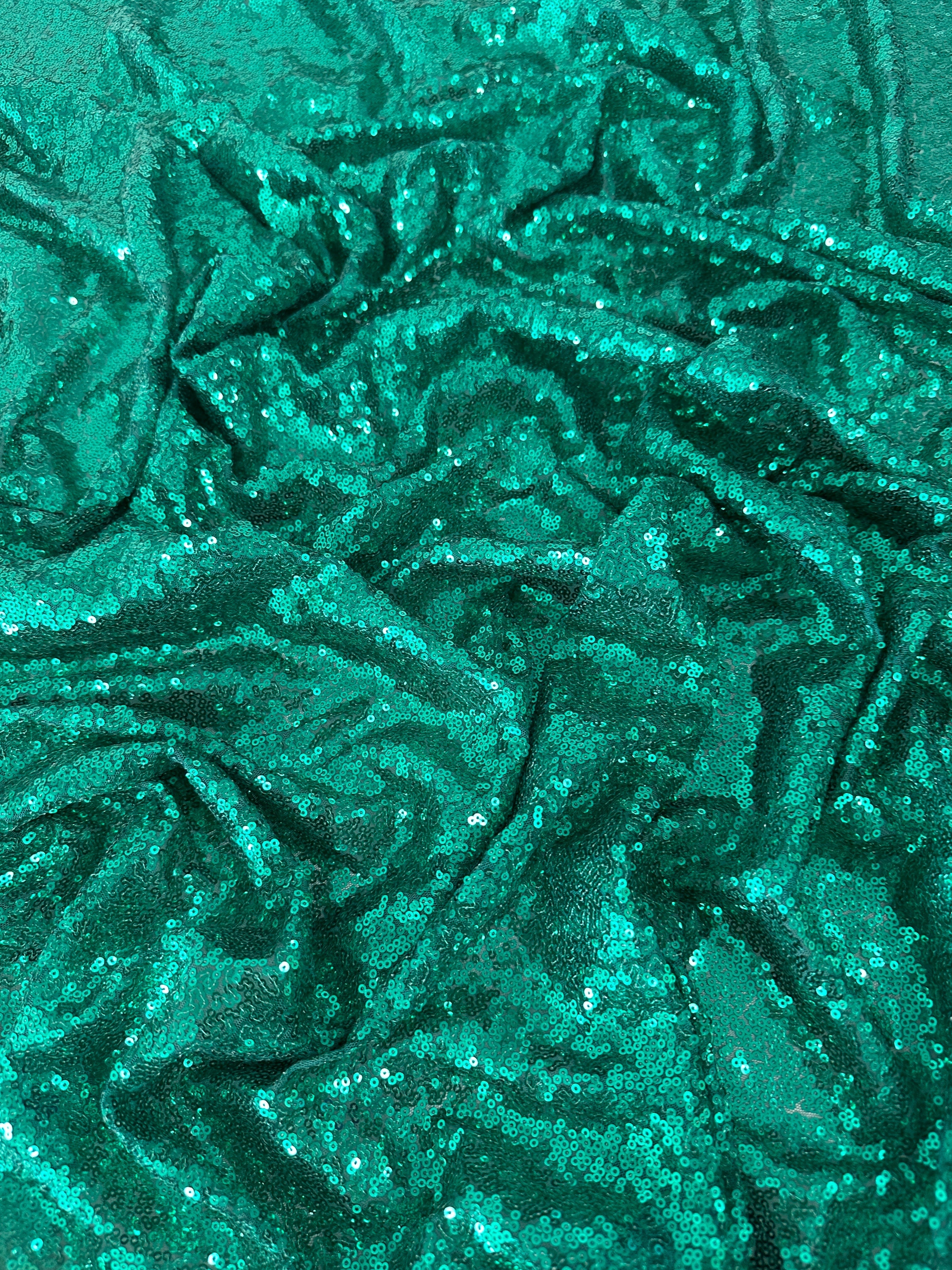 Teal Green Sequins on Mesh, light green sequins on mesh, green sequin on mesh, dark green sequin on mesh for woman, sequin on mesh for bride, sequin on mesh on discount, sequin on mesh on sale, premium sequin on mesh, kiki textile sequin on mesh, sequin on mesh for party wear