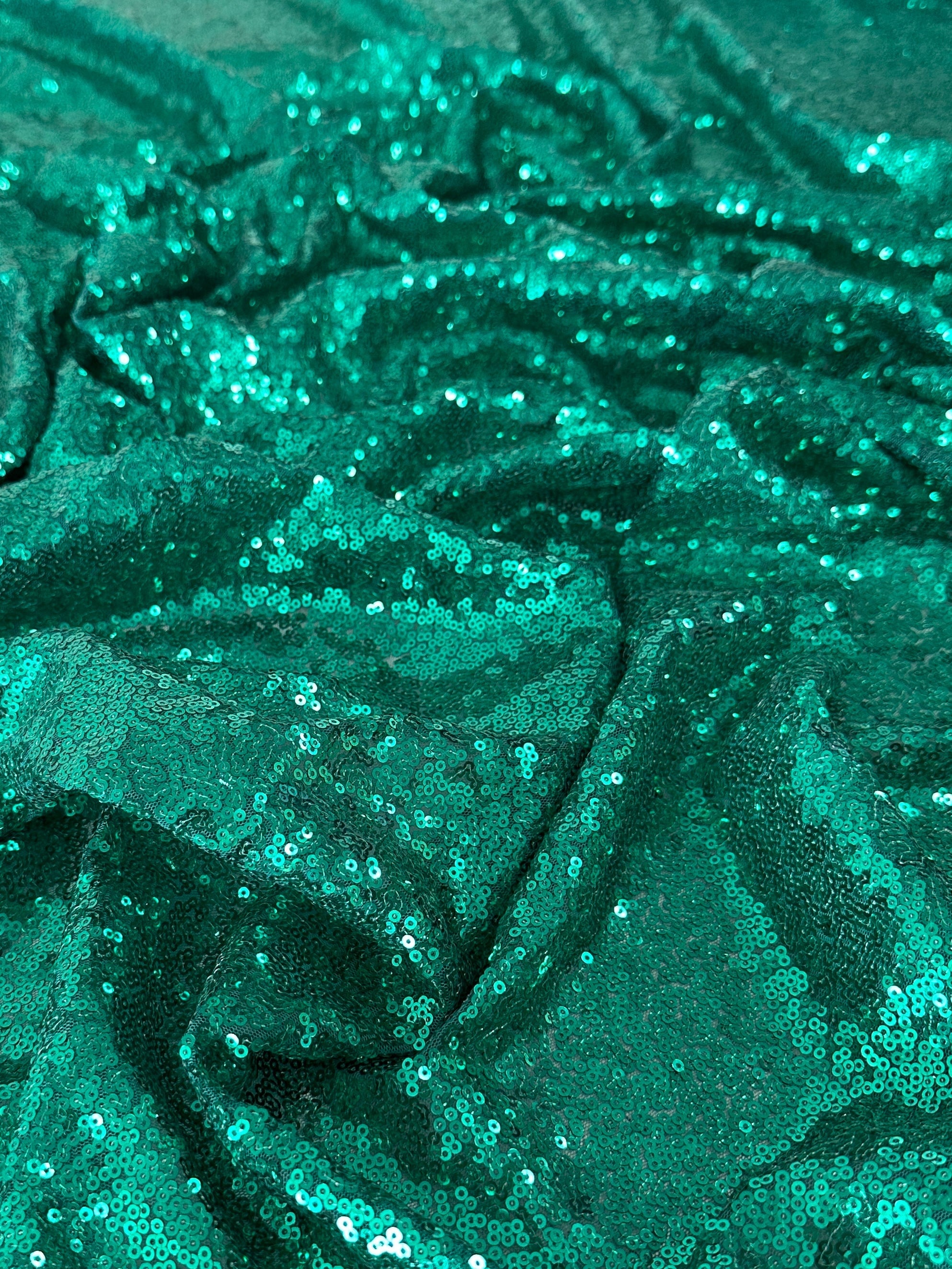 Teal Green Sequins on Mesh, light green sequins on mesh, green sequin on mesh, dark green sequin on mesh for woman, sequin on mesh for bride, sequin on mesh on discount, sequin on mesh on sale, premium sequin on mesh, kiki textile sequin on mesh, sequin on mesh for party wear