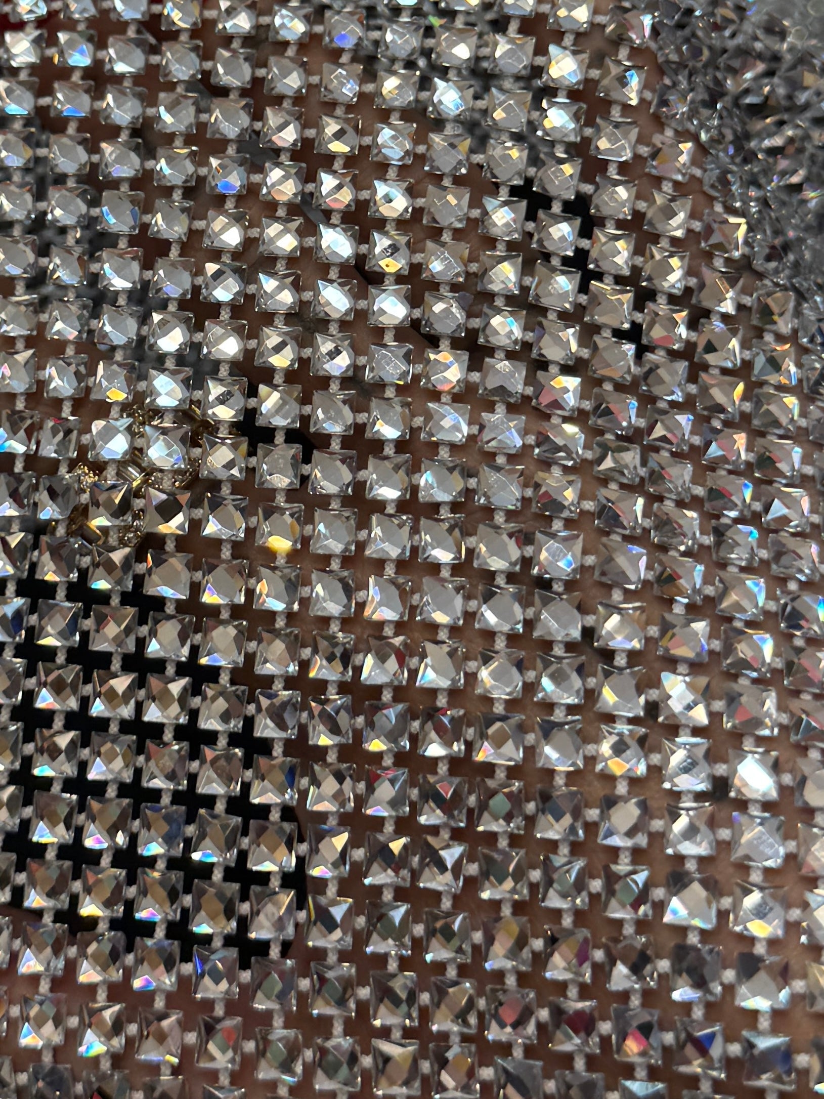 Silver Luxury Rhinestone Mesh, Rhinestone Mesh Fabric, Crystal Mesh Fabric, Beaded Mesh Fabric, Embellished Mesh Fabric, Sequin Mesh Fabric, Sparkle Mesh Fabric