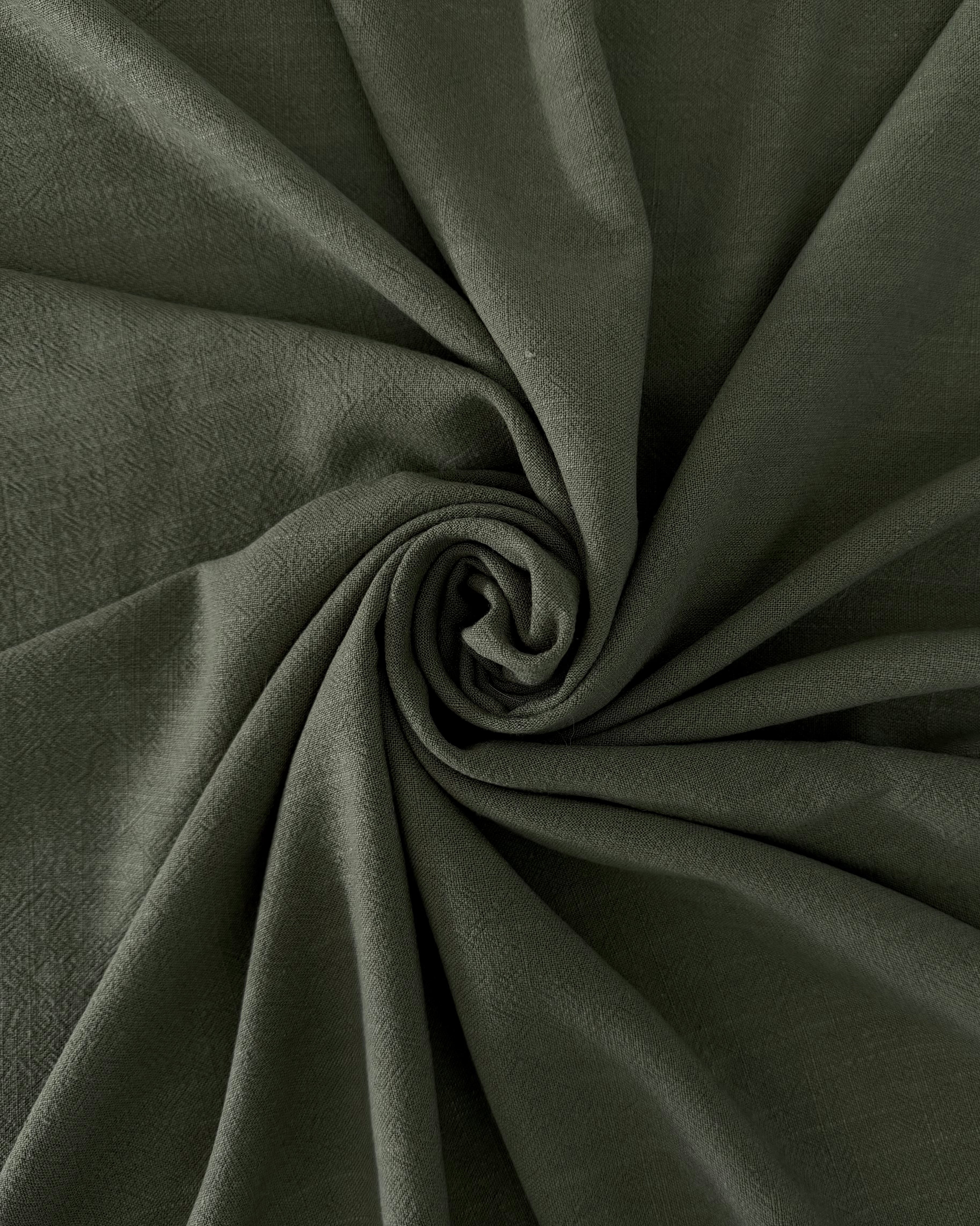 Olive Washed Linen, Linen Blend Fabric, Rayon Linen Fabric, Soft Linen Fabric, Lightweight Linen Fabric, Breathable Linen Fabric, Washed Linen Blend, Linen Fabric by Yard