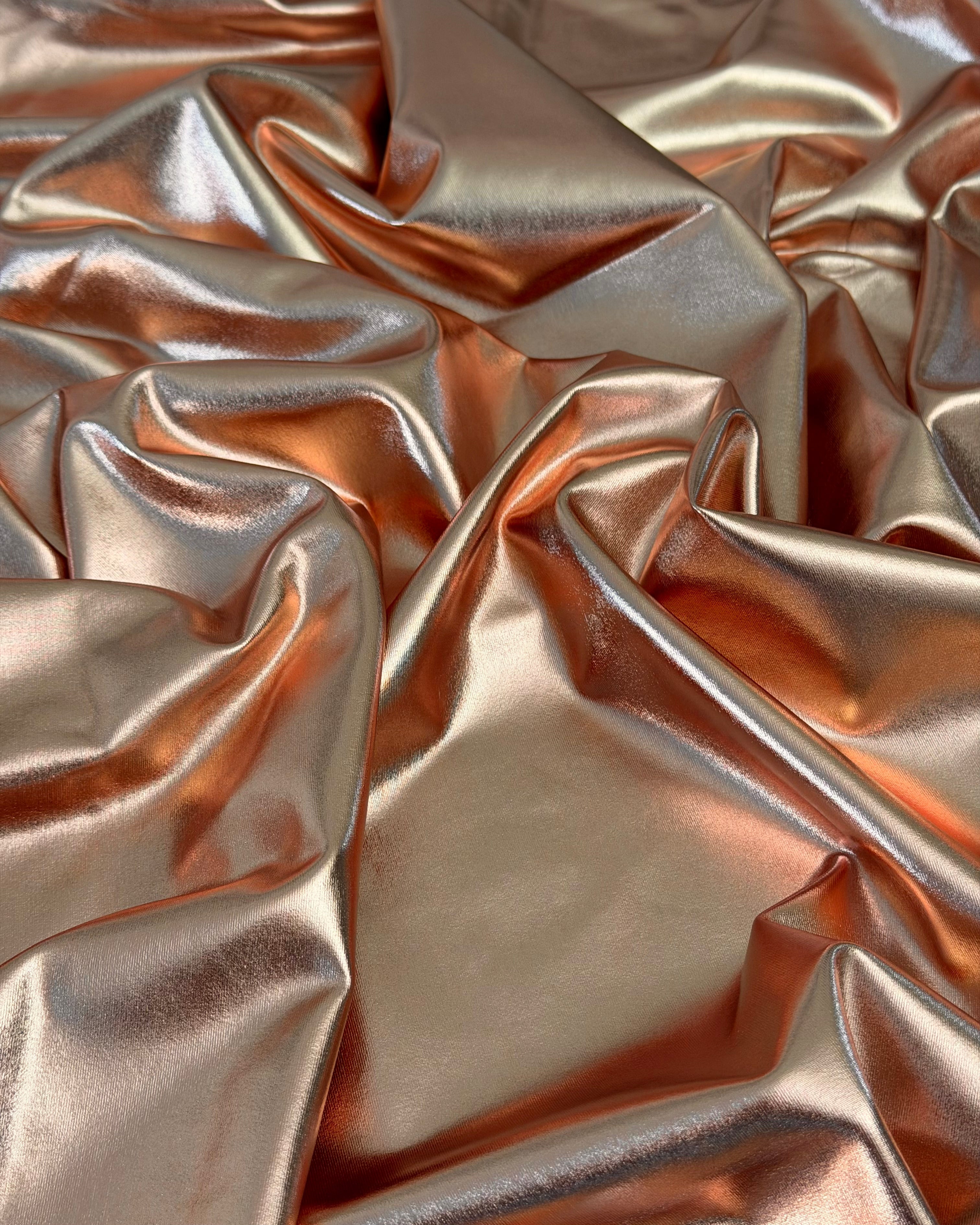 Copper Havana Foiled Spandex, Kiki Sewing Store, Kiki Luxury Fabric, Cheap Fabric Store, Kiki Textiles, Kiki Textile by the Yard, Kiki Textile USA
