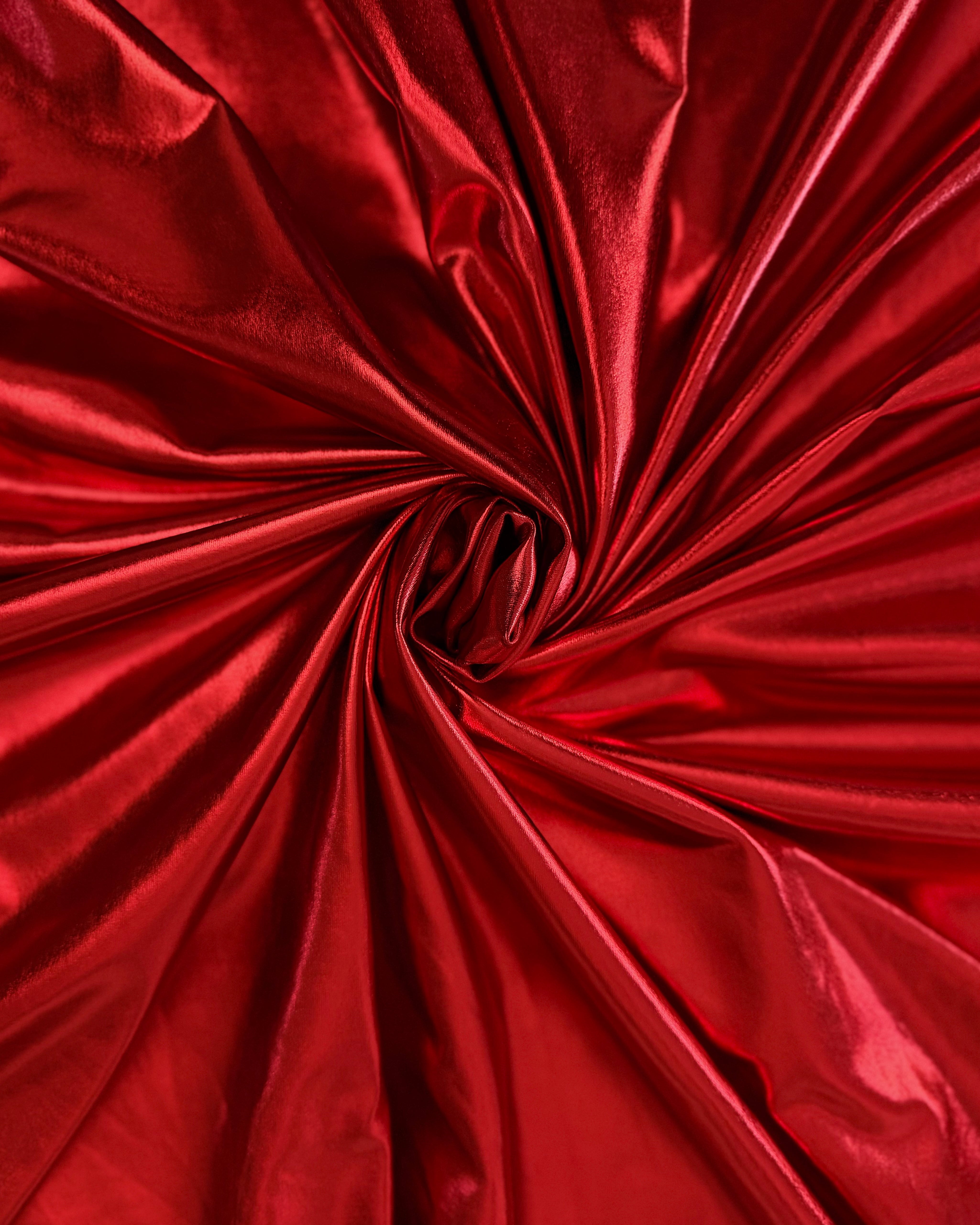 Red Havana Foiled Spandex, Foiled Spandex Fabric, Metallic Spandex Fabric, Shiny Spandex Fabric, Foil Stretch Fabric, Shimmer Fabric, Hologram Spandex