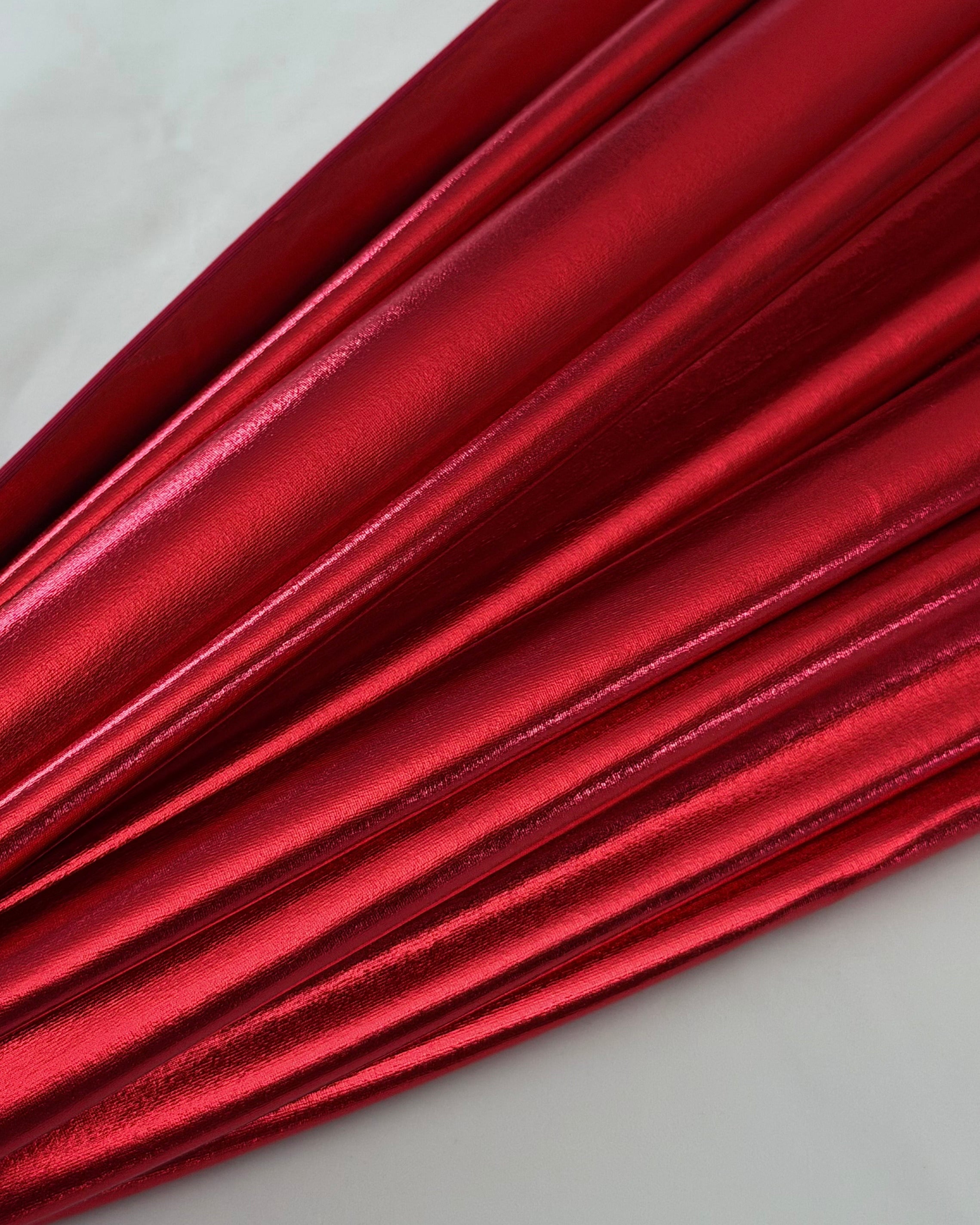 Red Havana Foiled Spandex, Kiki Sewing Store, Kiki Luxury Fabric, Cheap Fabric Store, Kiki Textiles, Kiki Textile by the Yard, Kiki Textile USA